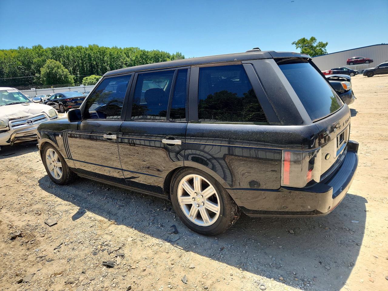2006 Land Rover Range Rover Hse Черный vin: SALME15466A216287
