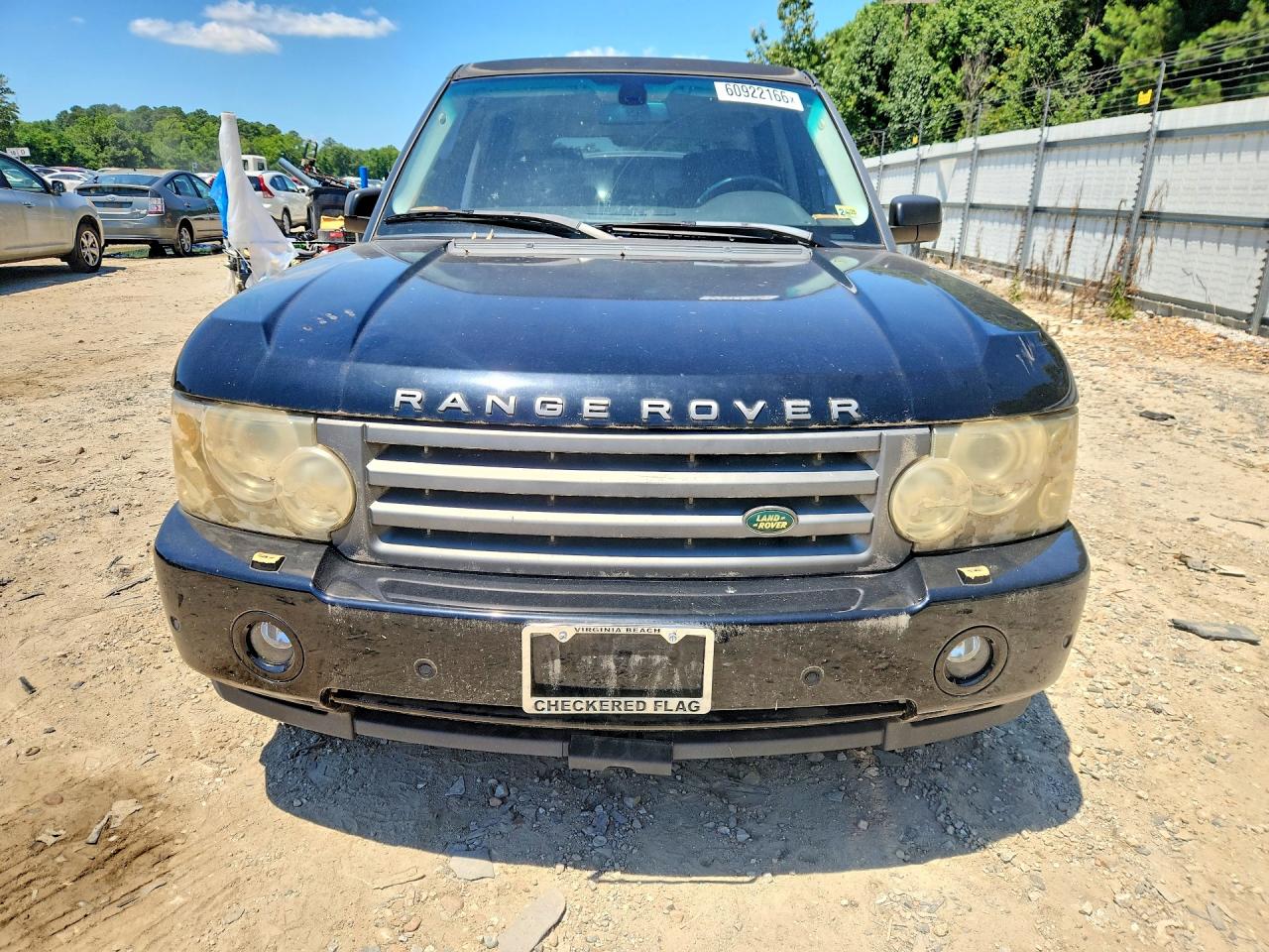 2006 Land Rover Range Rover Hse Черный vin: SALME15466A216287