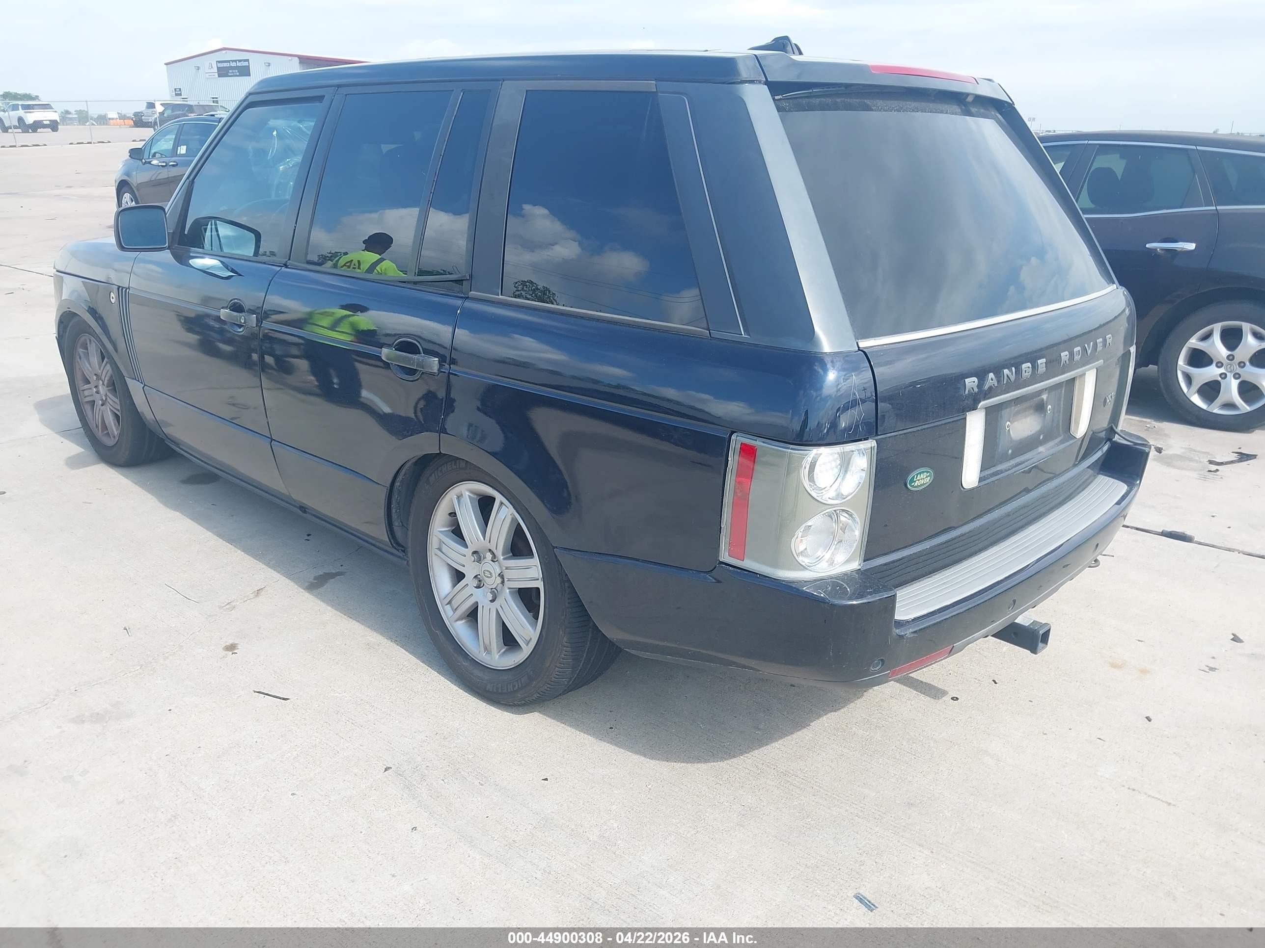 2006 Land Rover Range Rover Hse Dark Blue vin: SALME15476A216198
