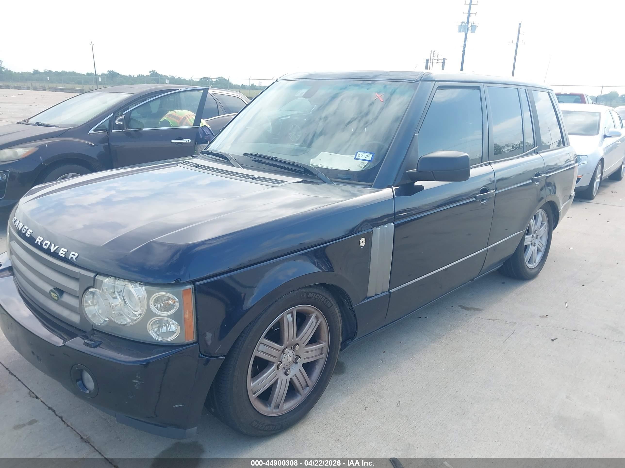 2006 Land Rover Range Rover Hse Dark Blue vin: SALME15476A216198