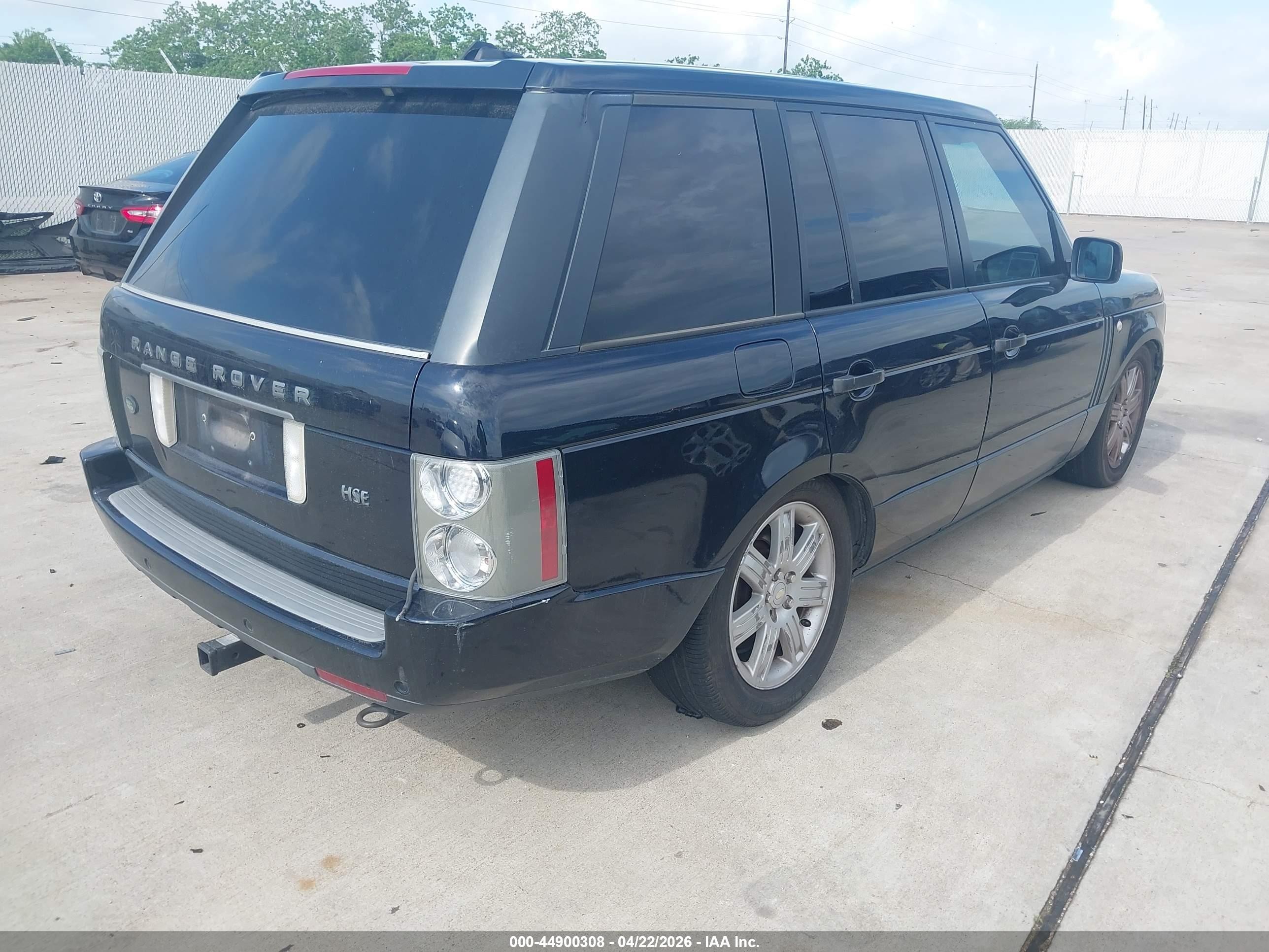2006 Land Rover Range Rover Hse Dark Blue vin: SALME15476A216198