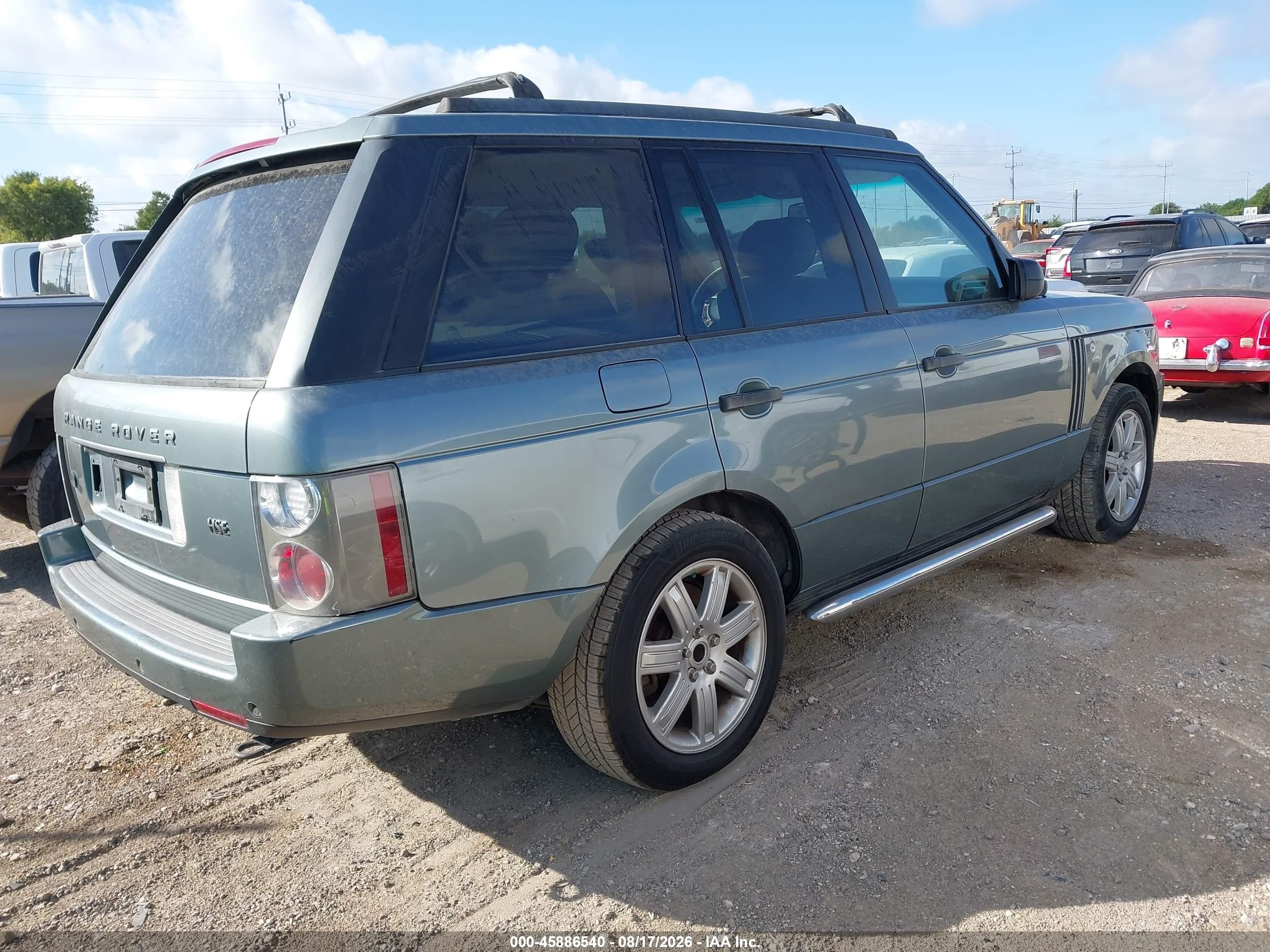 2006 Land Rover Range Rover Hse Gray vin: SALME15476A228299