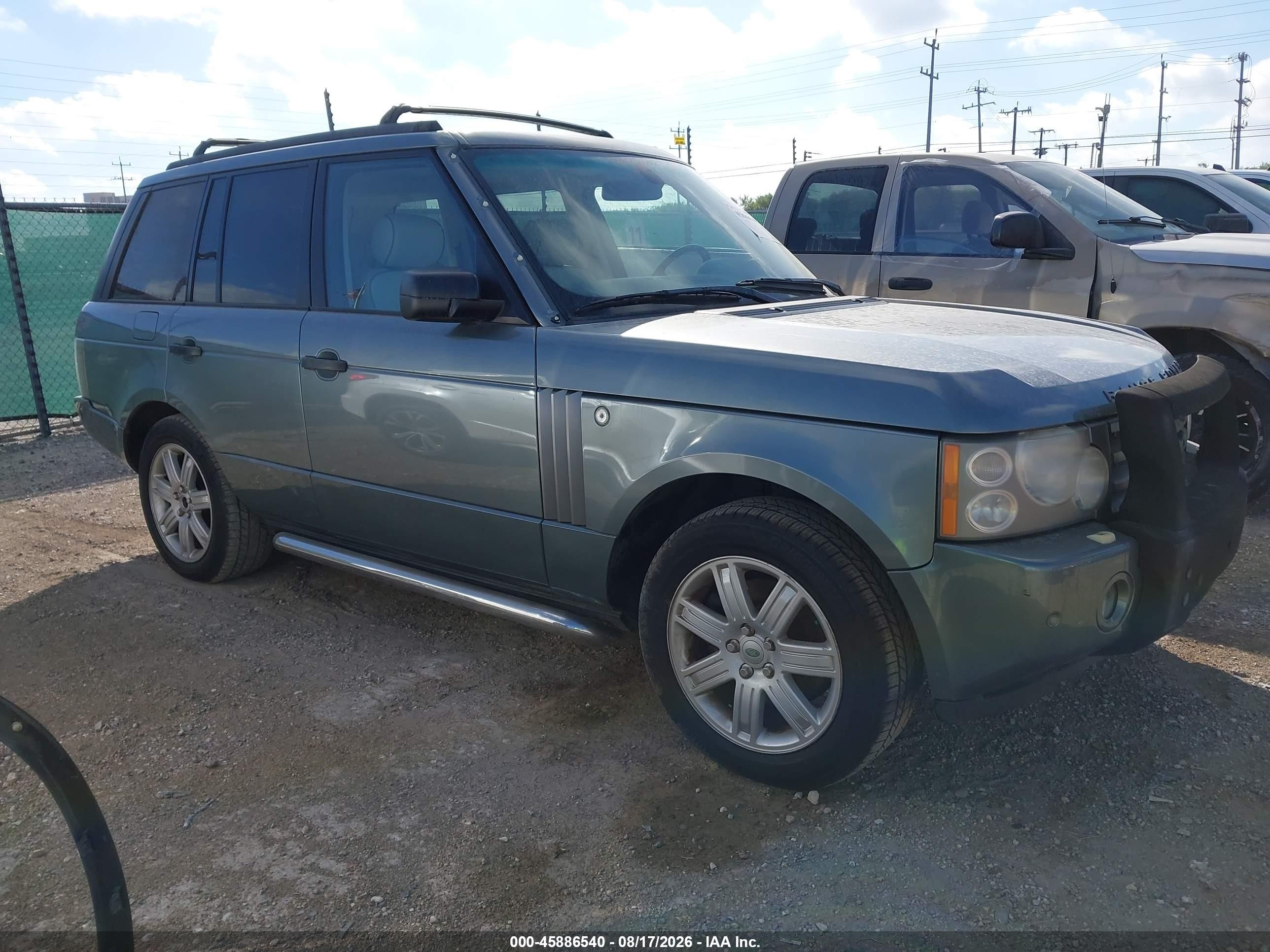 2006 Land Rover Range Rover Hse Gray vin: SALME15476A228299
