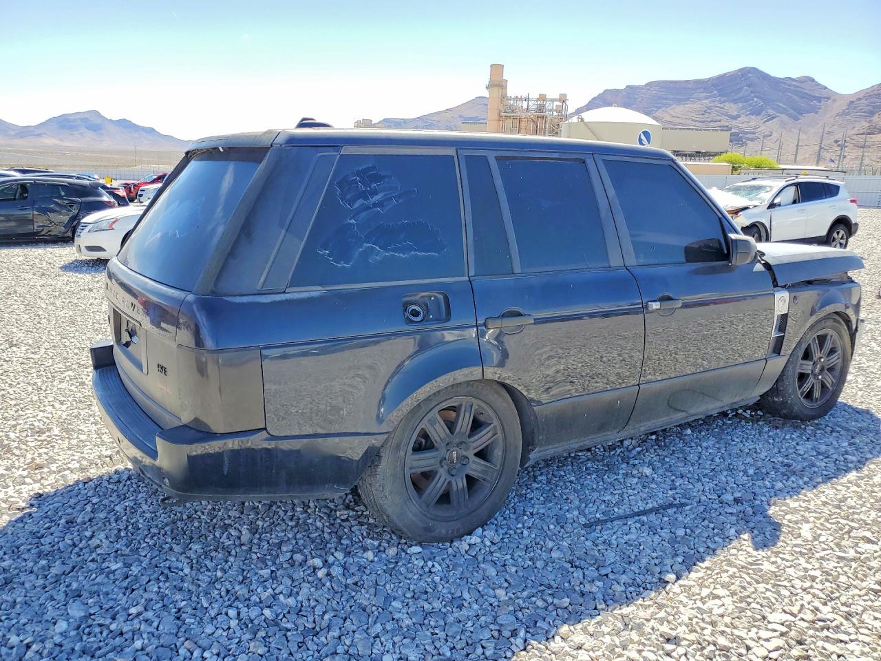 2008 Land Rover Range Rover Hse Black vin: SALME15478A268160
