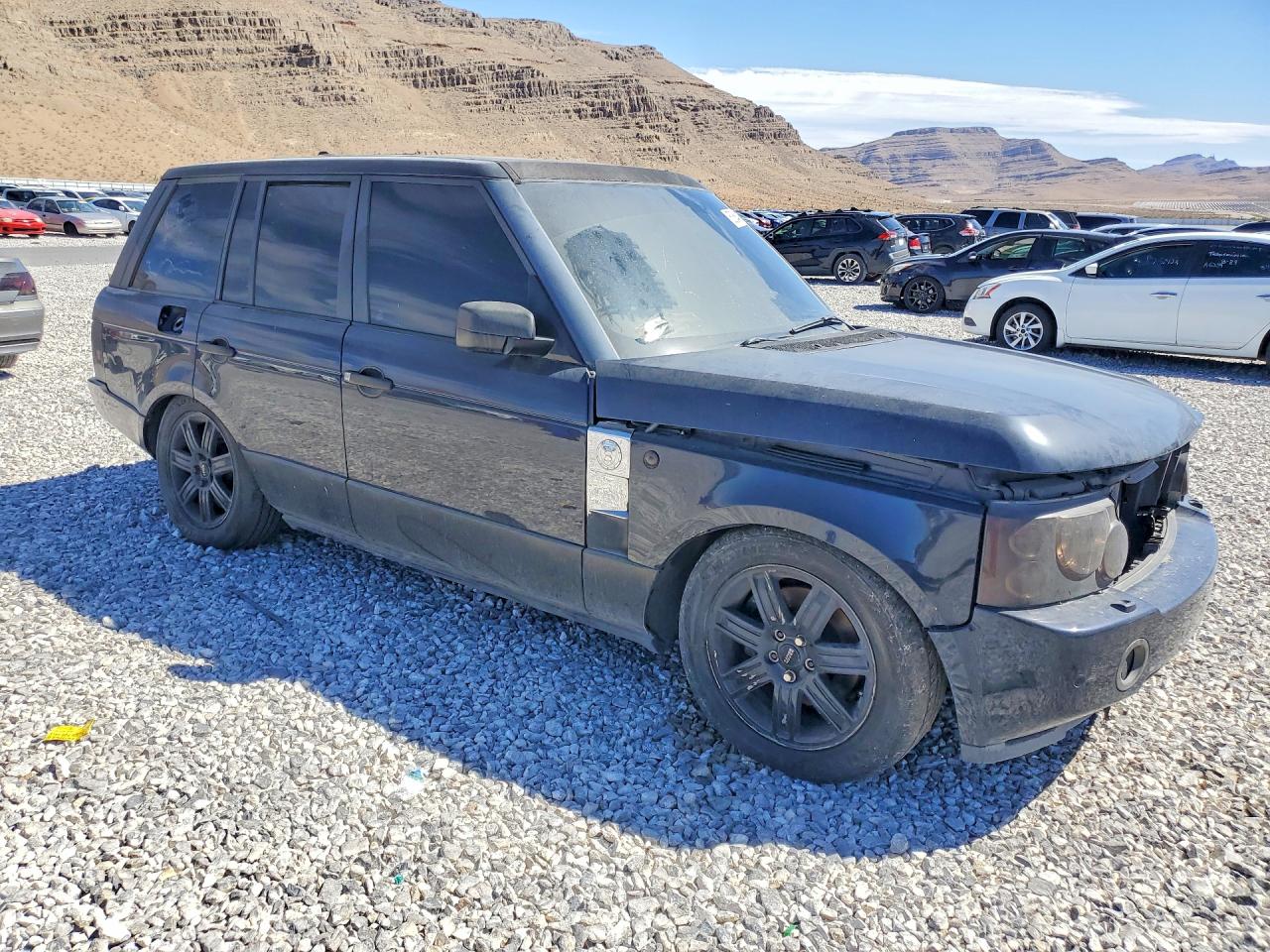 2008 Land Rover Range Rover Hse Black vin: SALME15478A268160