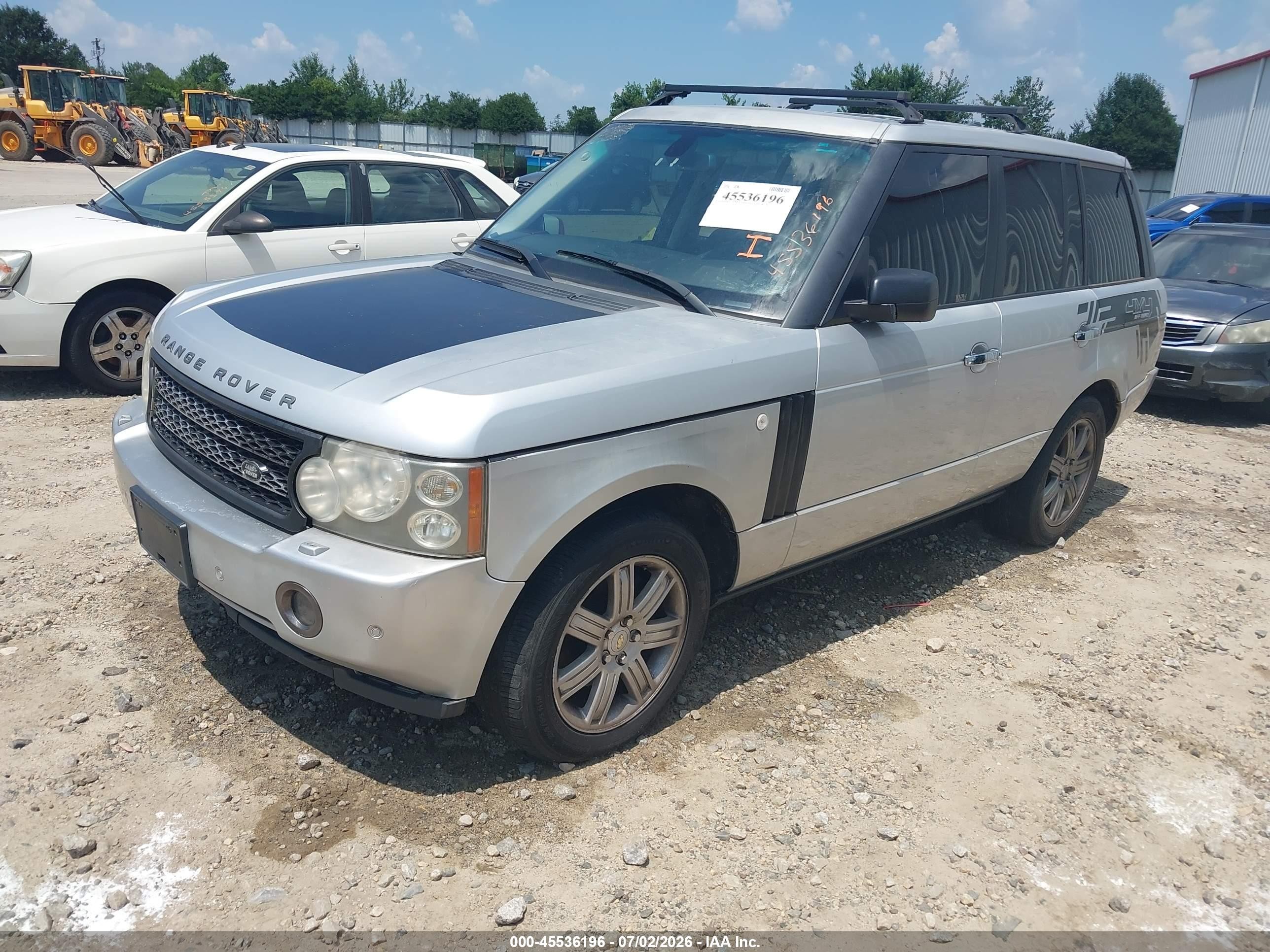 2006 Land Rover Range Rover Hse Gray vin: SALME15496A218762