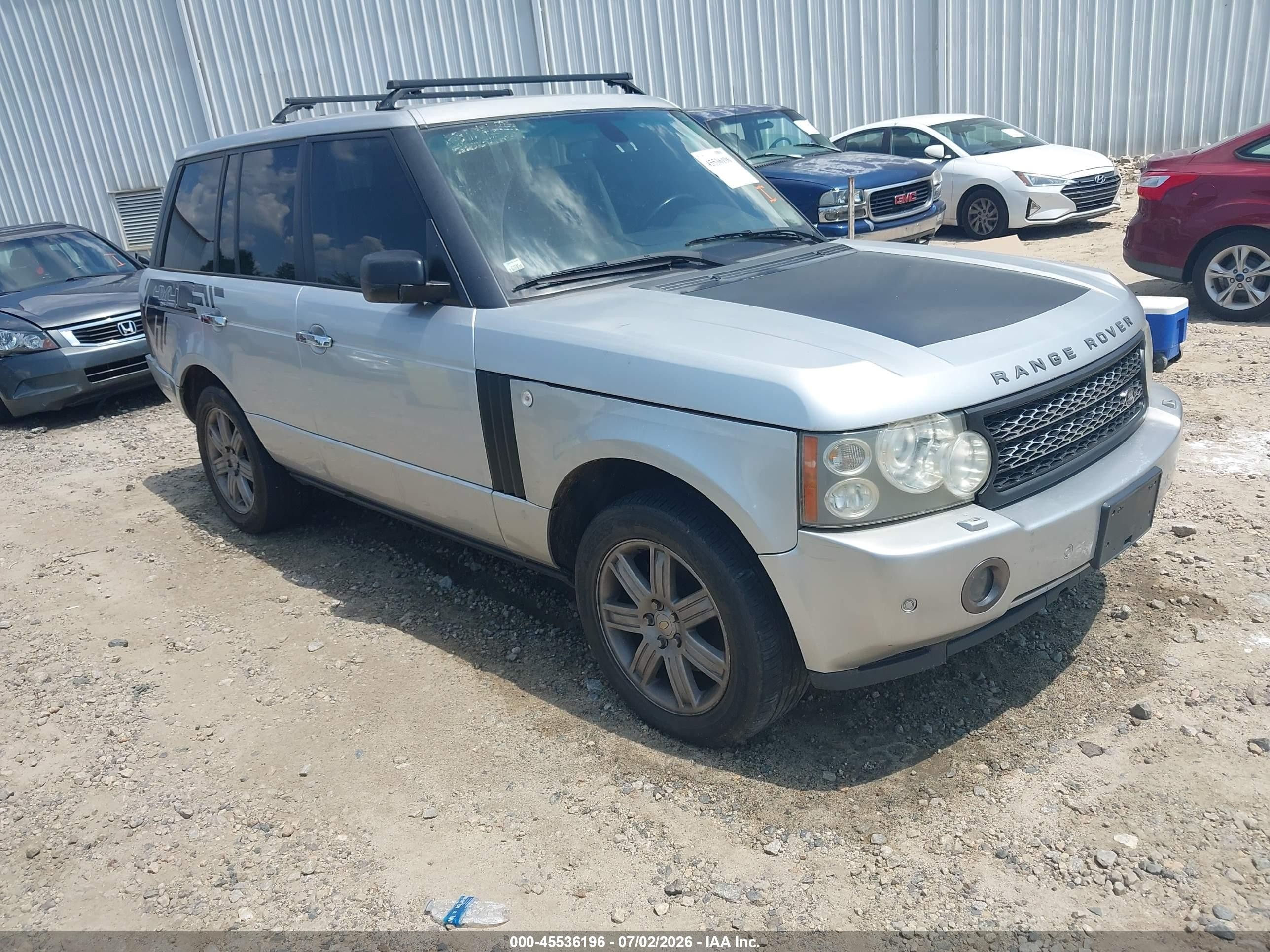 2006 Land Rover Range Rover Hse Gray vin: SALME15496A218762