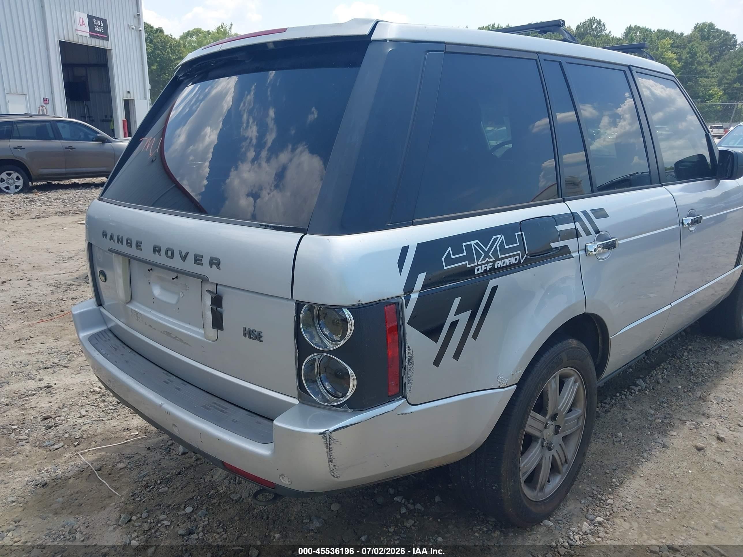 2006 Land Rover Range Rover Hse Gray vin: SALME15496A218762