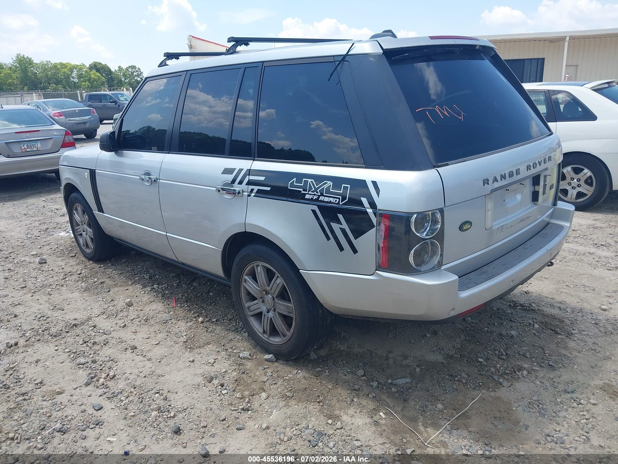 2006 Land Rover Range Rover Hse Gray vin: SALME15496A218762