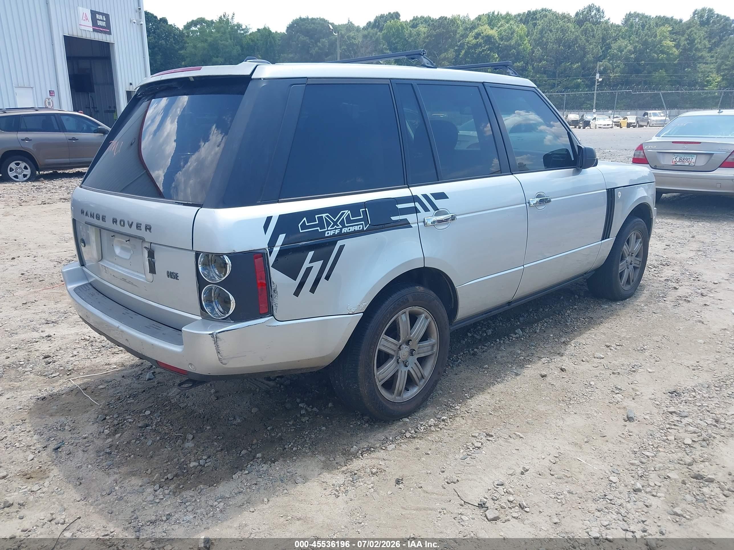 2006 Land Rover Range Rover Hse Gray vin: SALME15496A218762