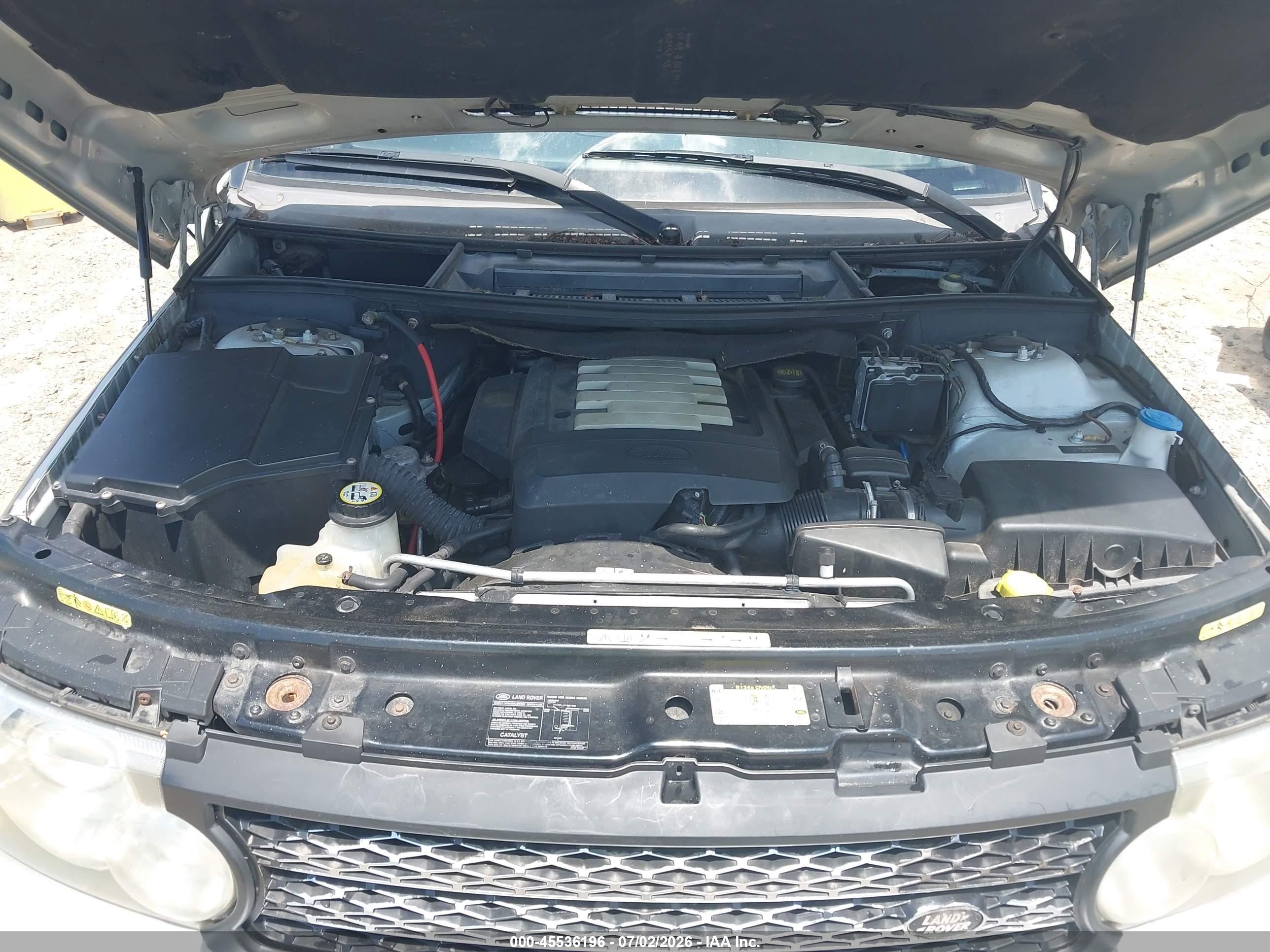 2006 Land Rover Range Rover Hse Gray vin: SALME15496A218762