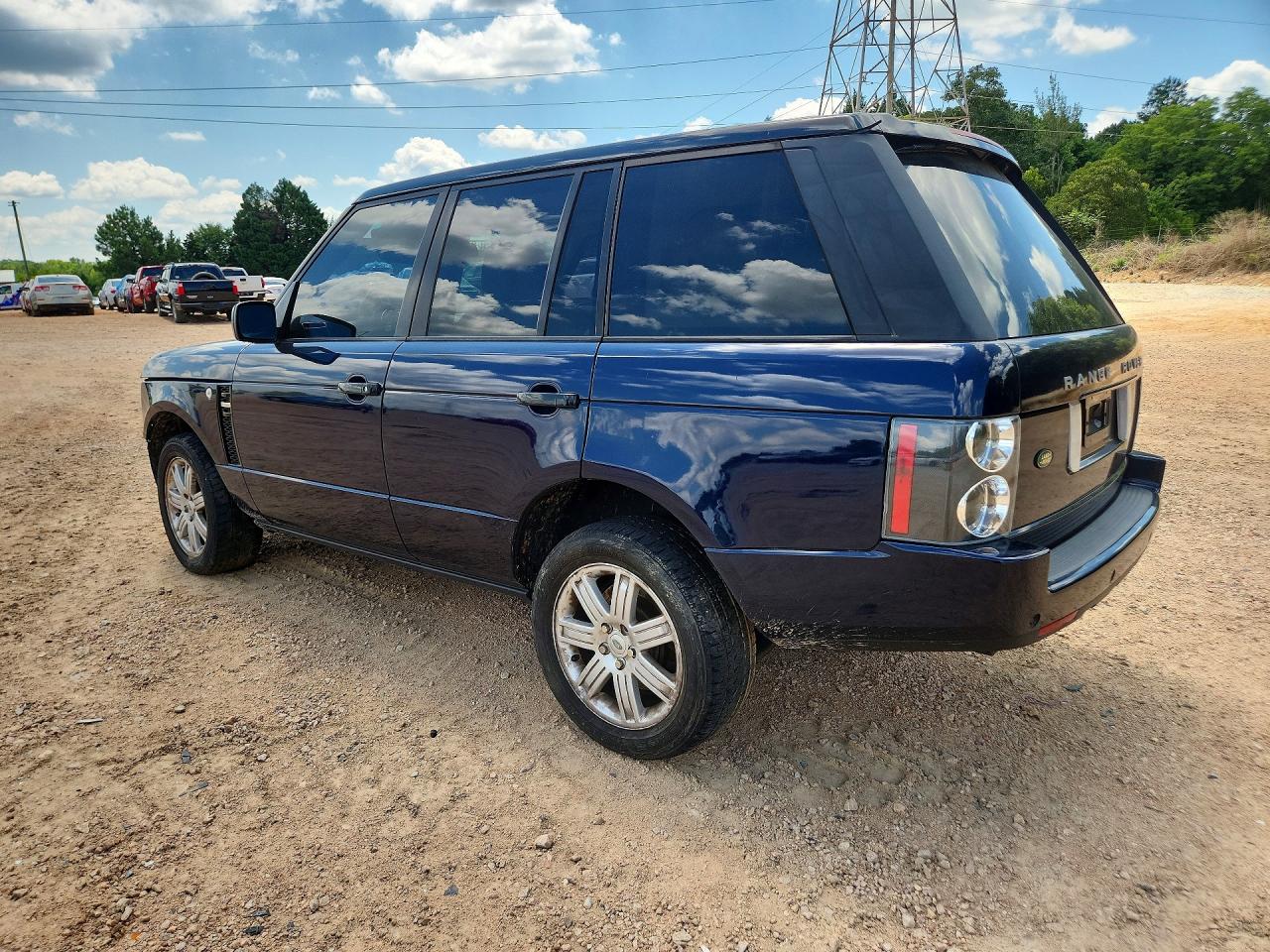 2008 Land Rover Range Rover Hse Blue vin: SALME15498A264059