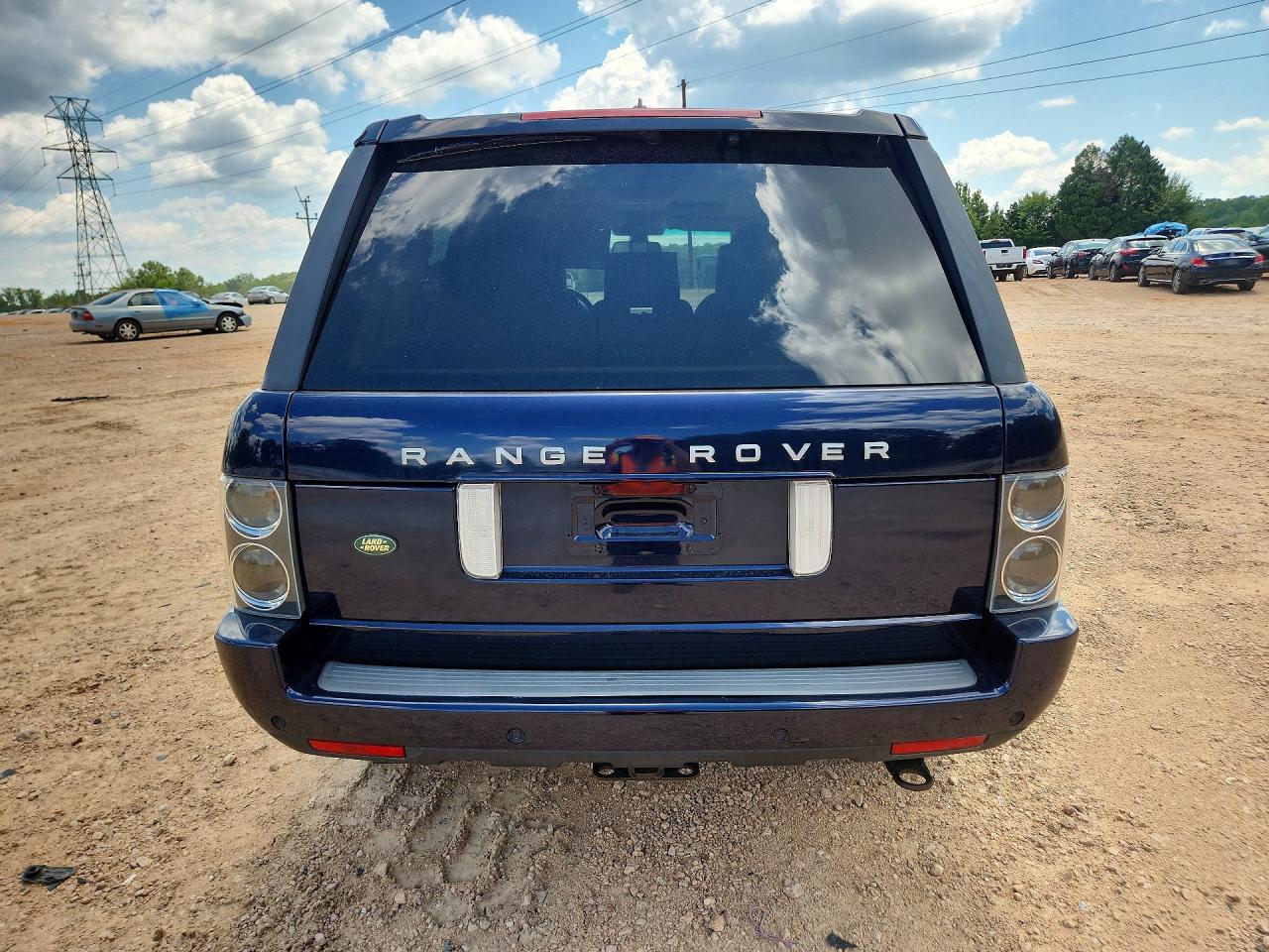 2008 Land Rover Range Rover Hse Blue vin: SALME15498A264059