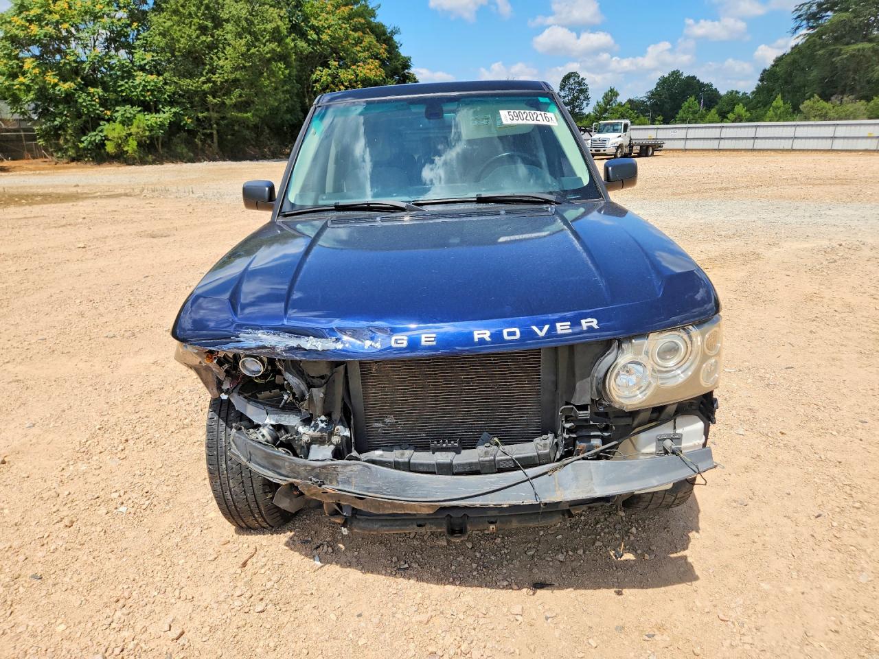 2008 Land Rover Range Rover Hse Blue vin: SALME15498A264059