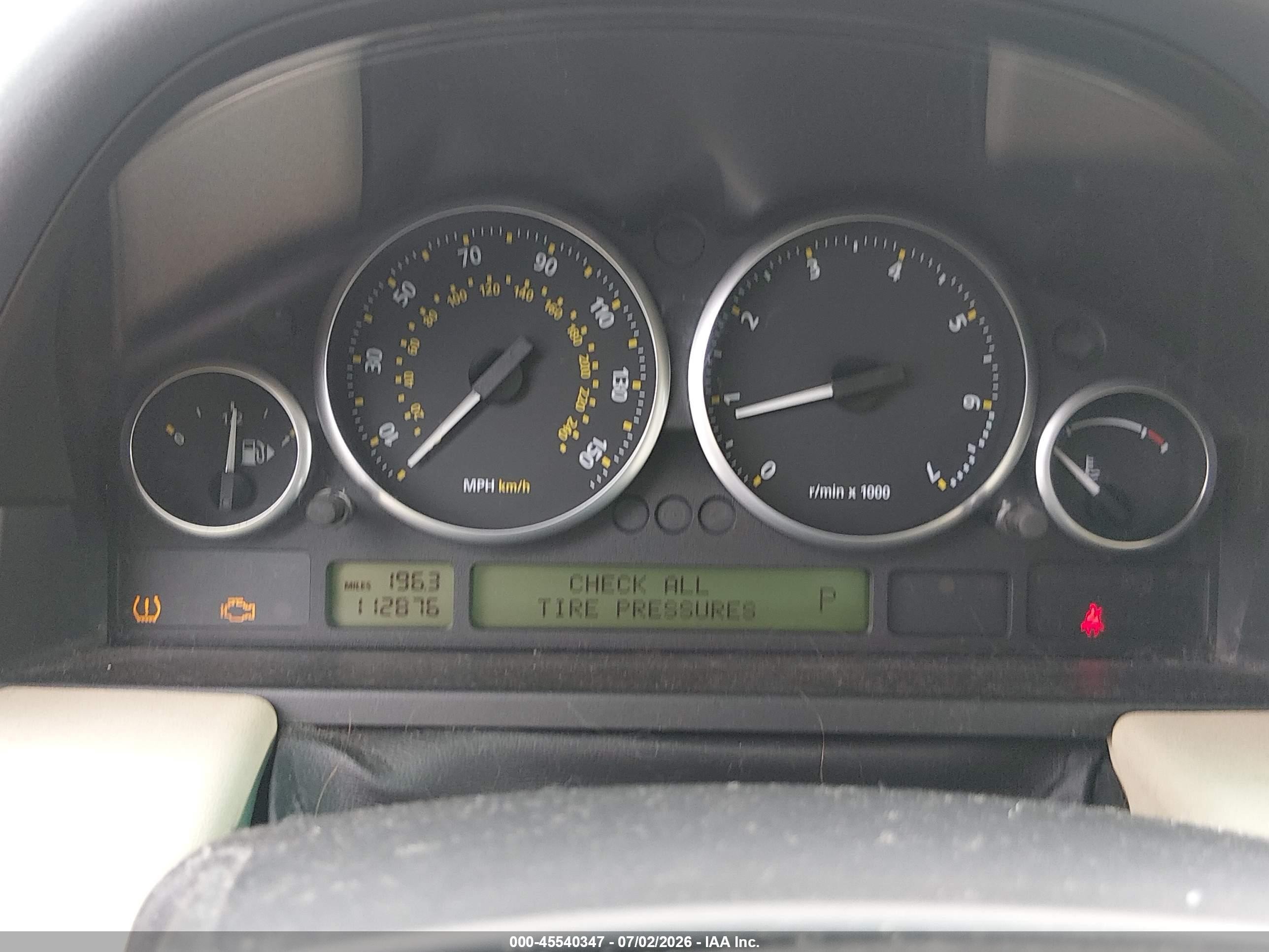 2008 Land Rover Range Rover Hse Light Blue vin: SALME15498A267186