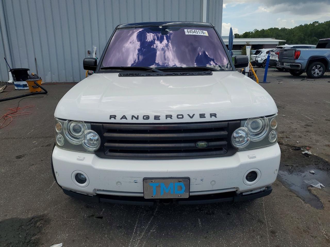 2009 Land Rover Range Rover Hse White vin: SALME15499A306456