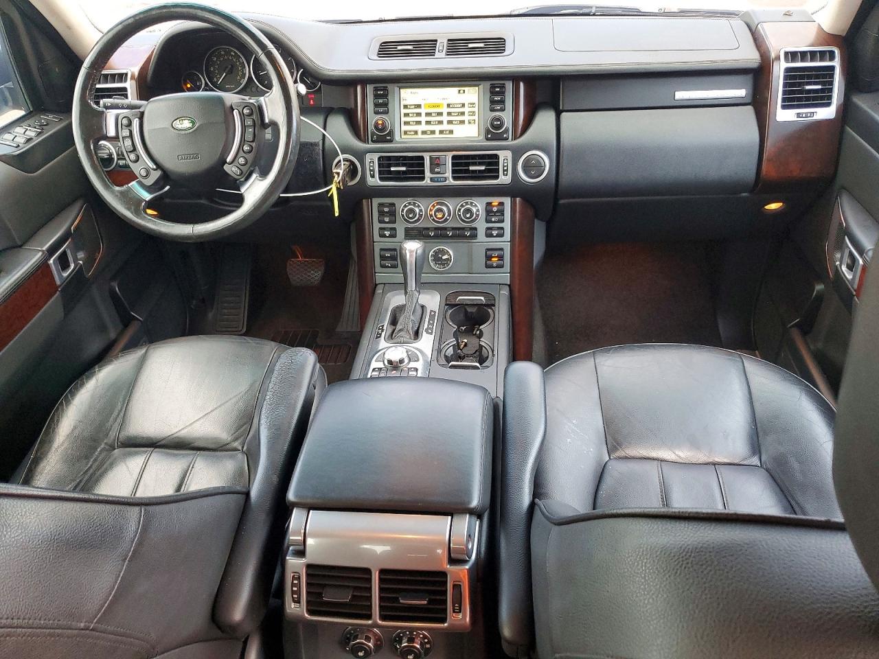 2009 Land Rover Range Rover Hse White vin: SALME15499A306456