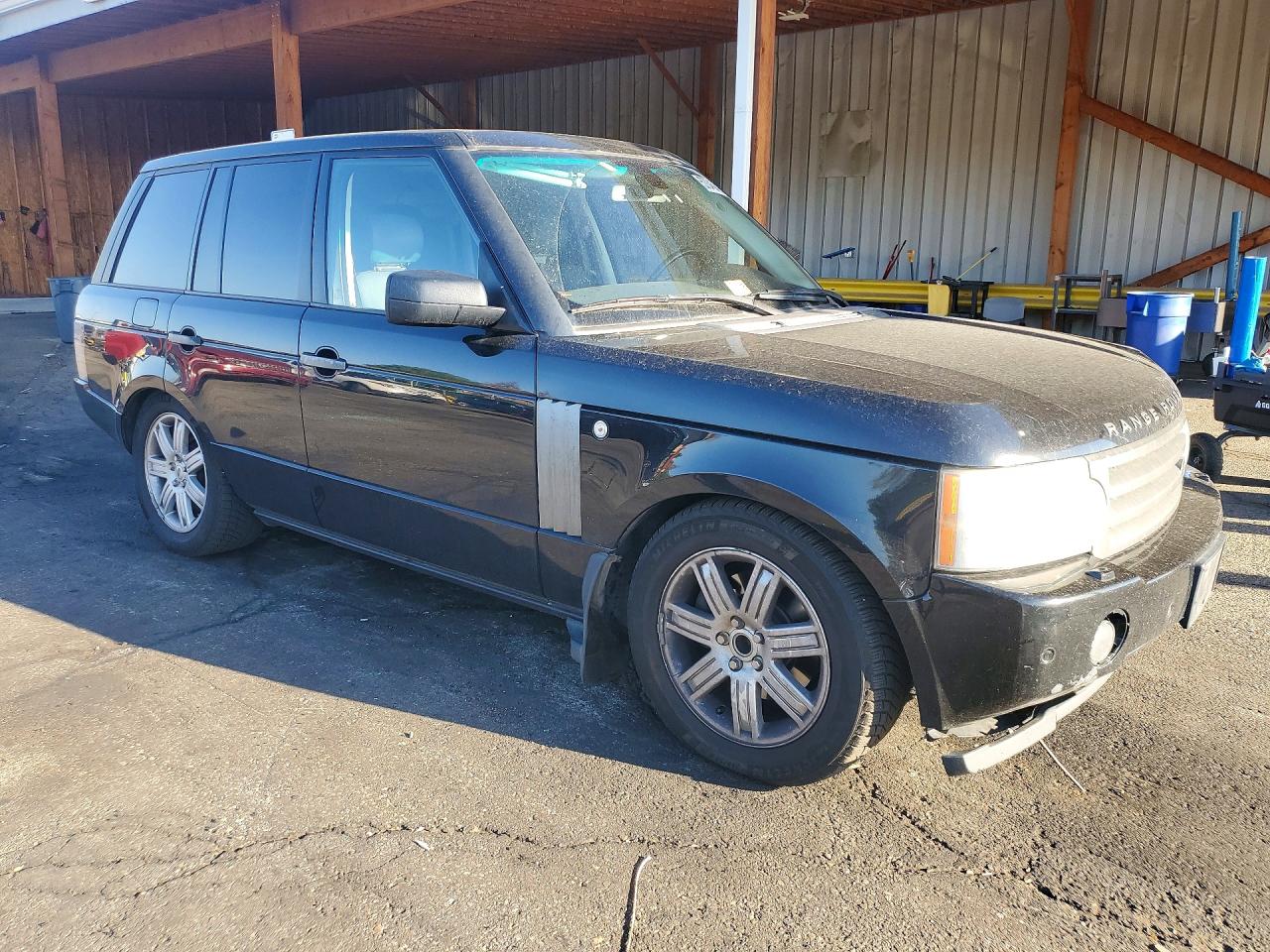 2006 Land Rover Range Rover Hse Черный vin: SALME154X6A229110