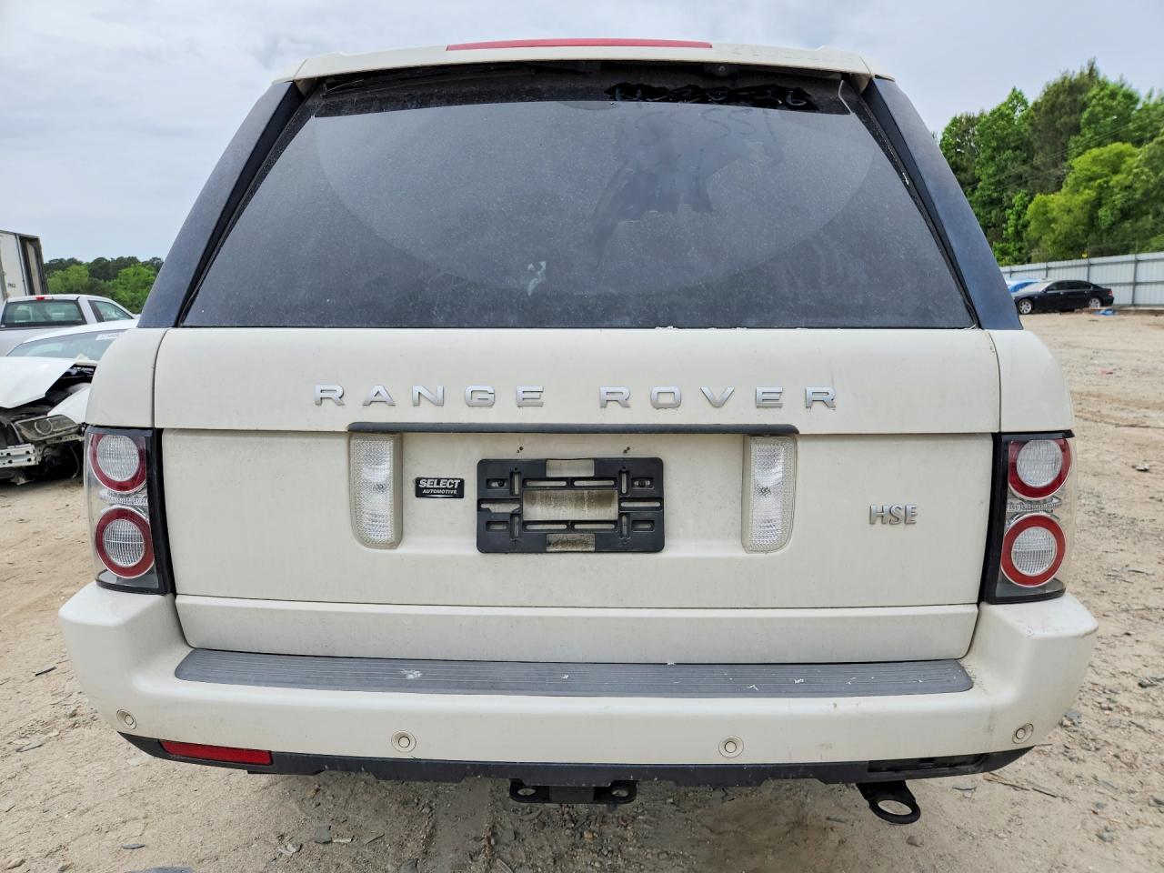 2010 Land Rover Range Rover Hse White vin: SALME1D40AA314712