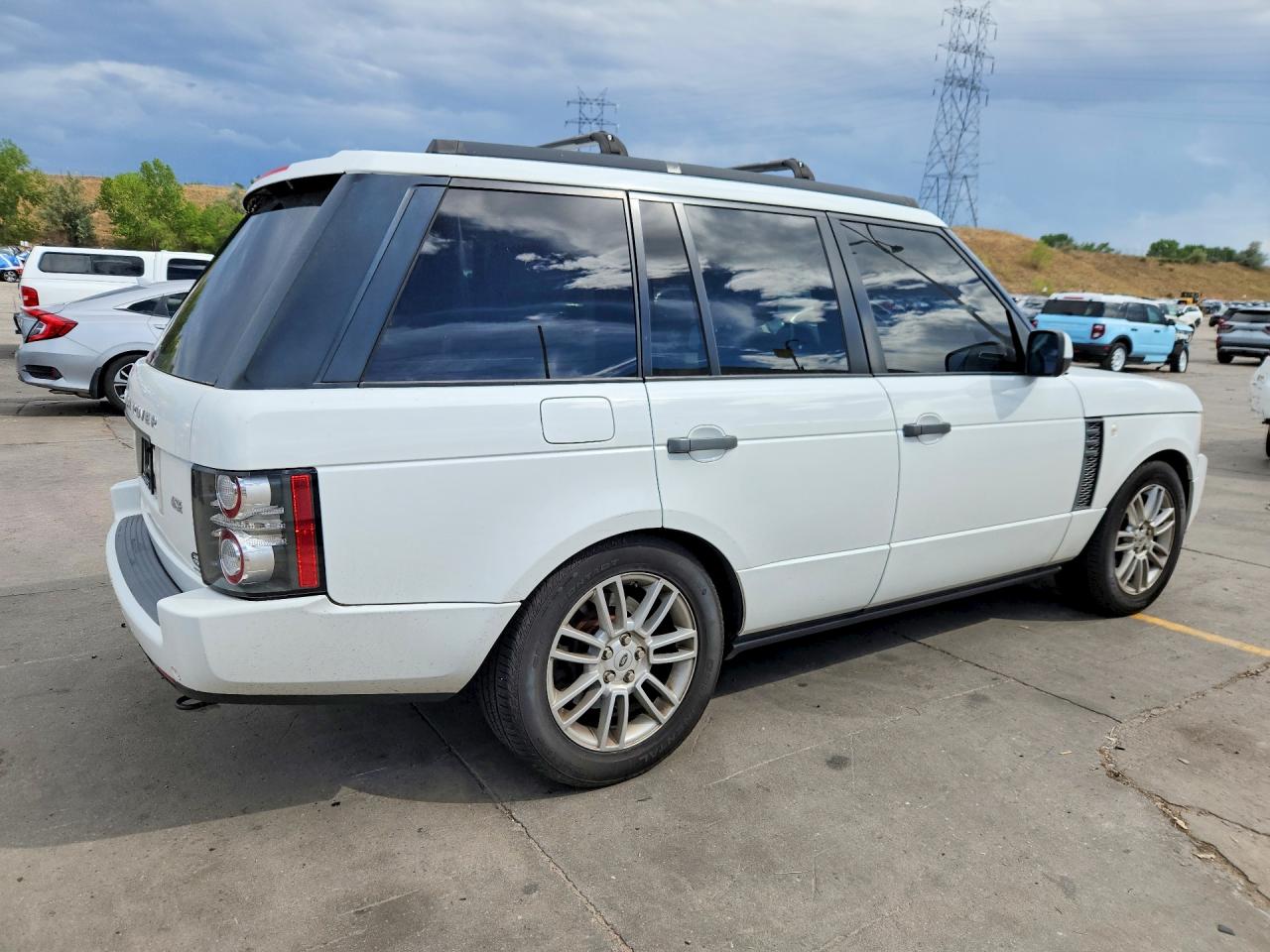 2011 Land Rover Range Rover Hse Белый vin: SALME1D40BA336579