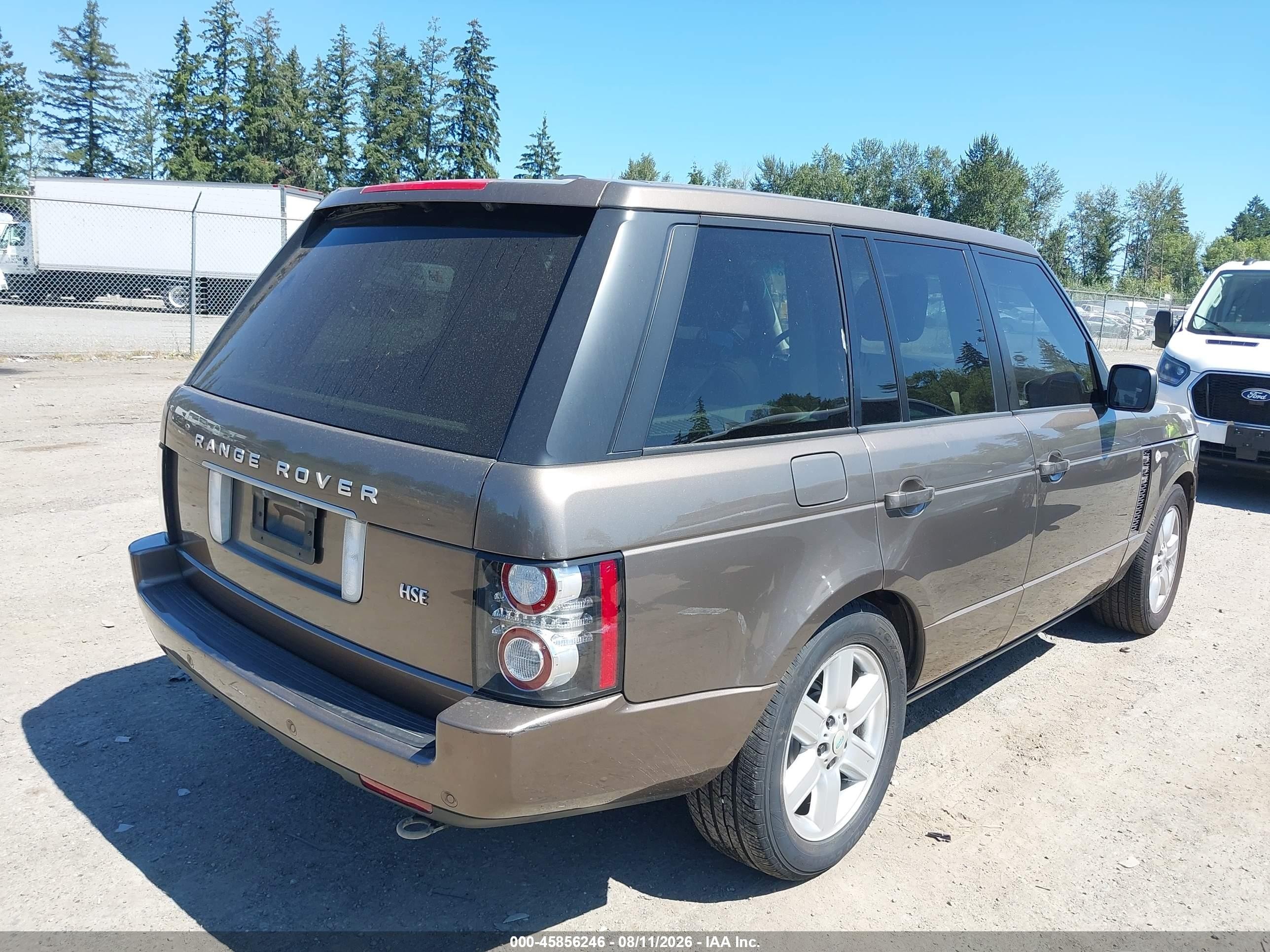 2012 Land Rover Range Rover Hse Gray vin: SALME1D40CA372869