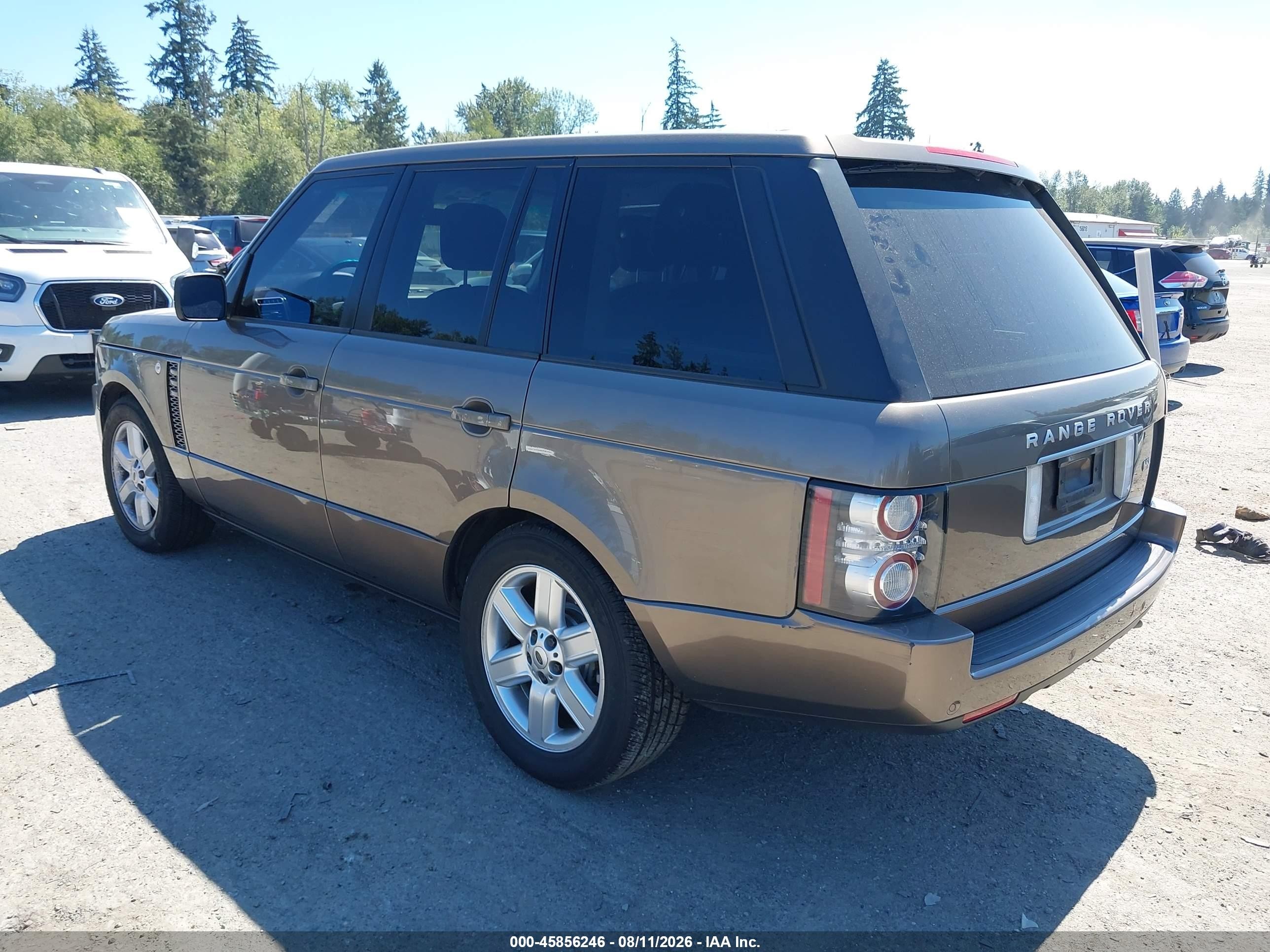 2012 Land Rover Range Rover Hse Gray vin: SALME1D40CA372869