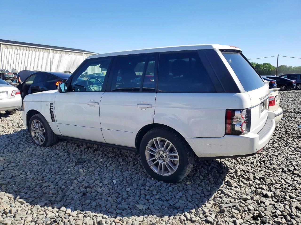2012 Land Rover Range Rover Hse White vin: SALME1D40CA376971