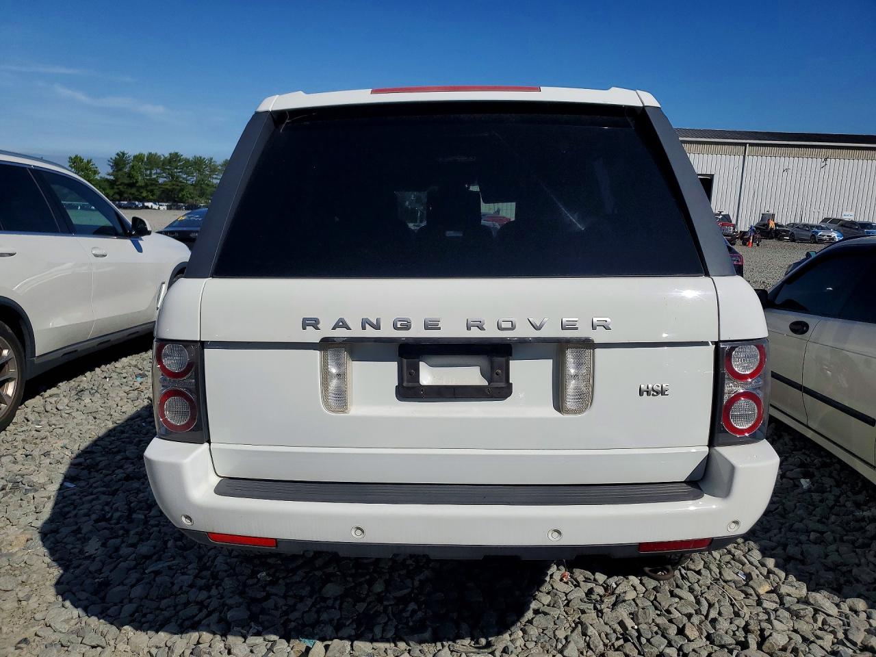 2012 Land Rover Range Rover Hse White vin: SALME1D40CA376971