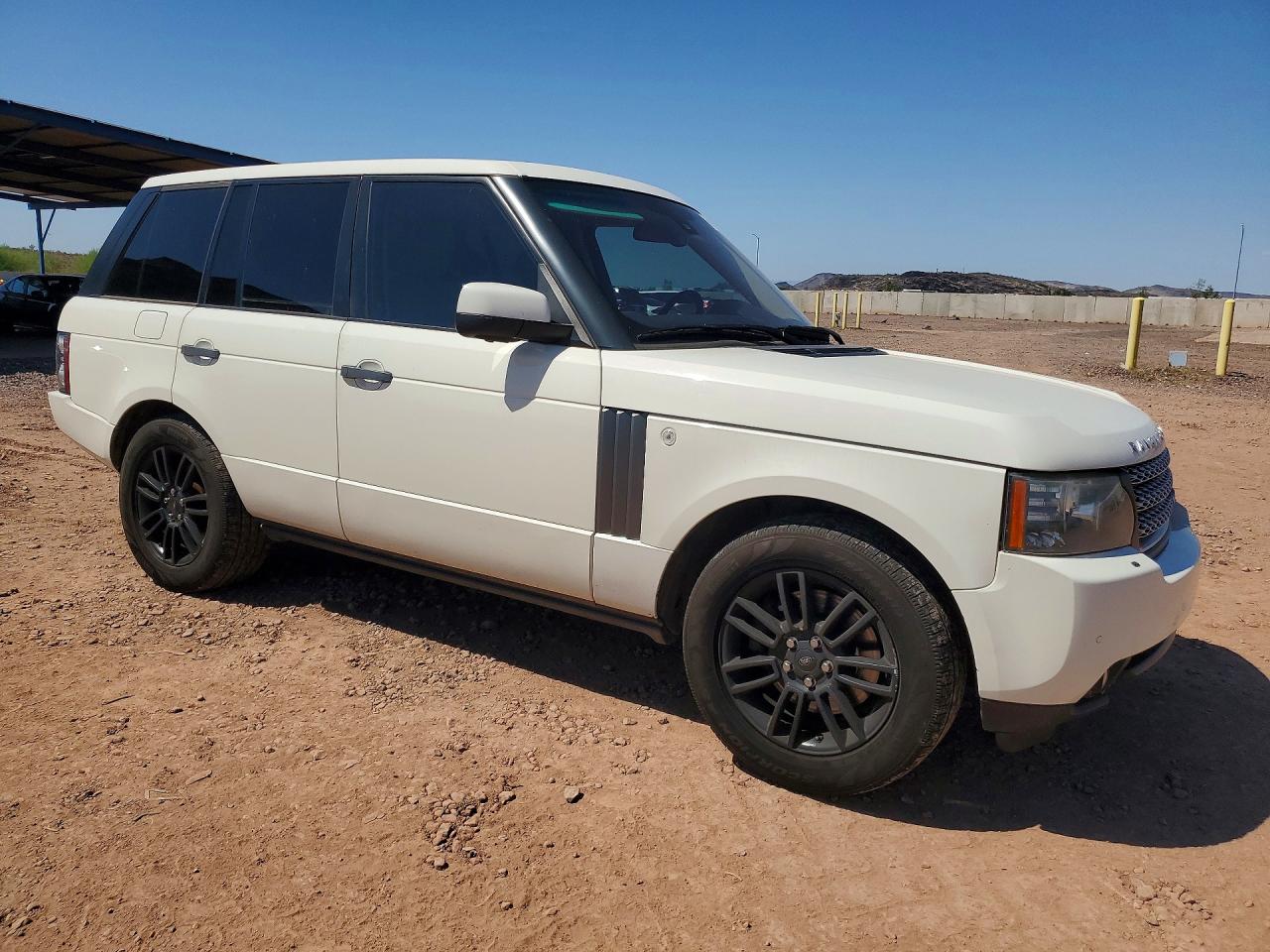 2010 Land Rover Range Rover Hse White vin: SALME1D41AA312404