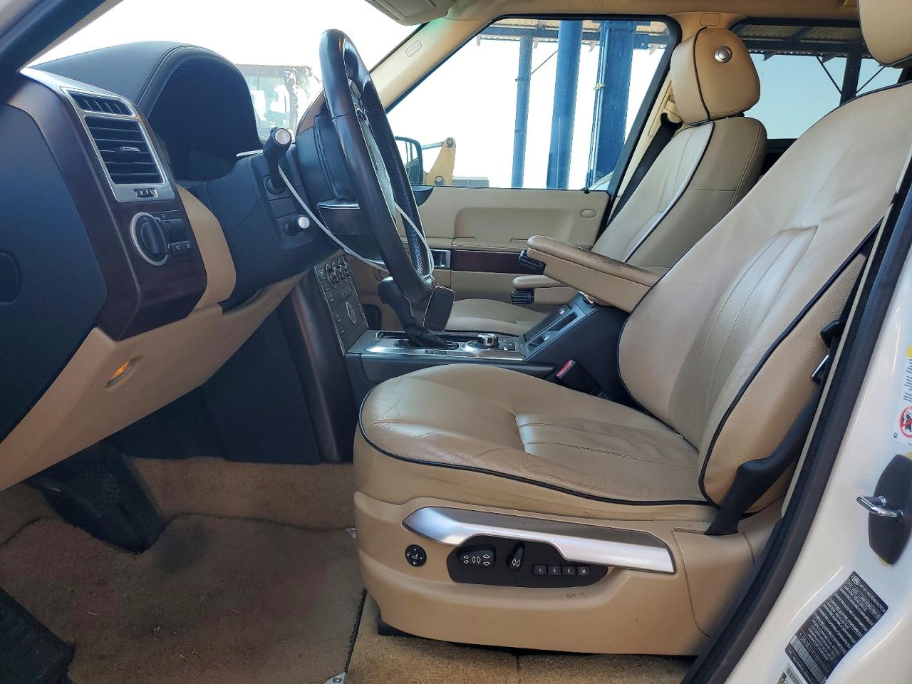 2010 Land Rover Range Rover Hse White vin: SALME1D41AA312404