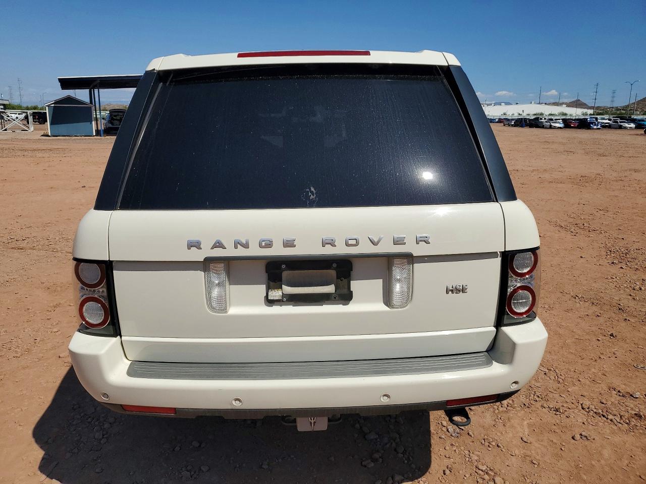 2010 Land Rover Range Rover Hse White vin: SALME1D41AA312404
