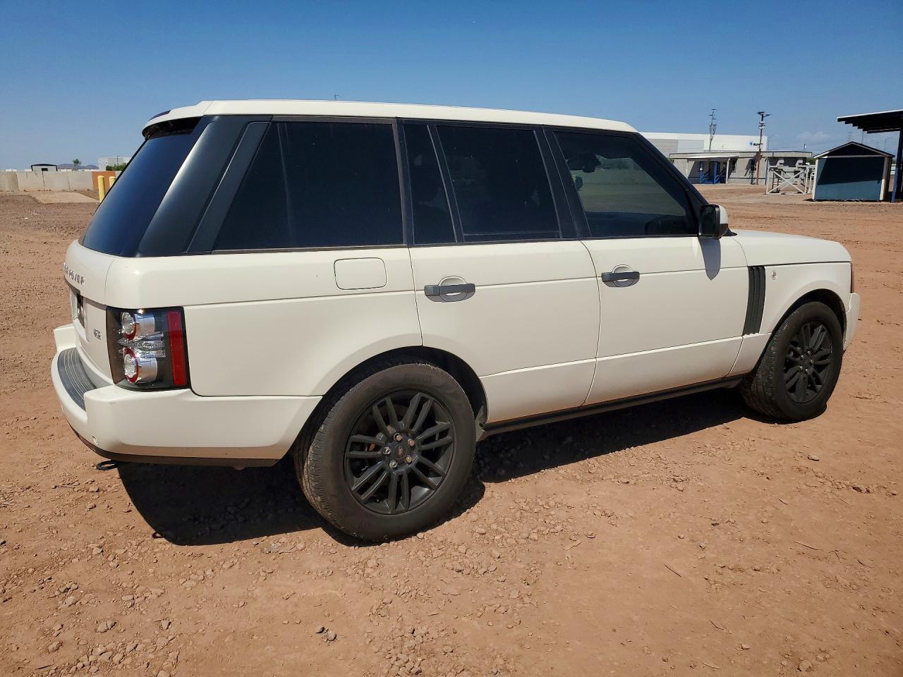 2010 Land Rover Range Rover Hse White vin: SALME1D41AA312404