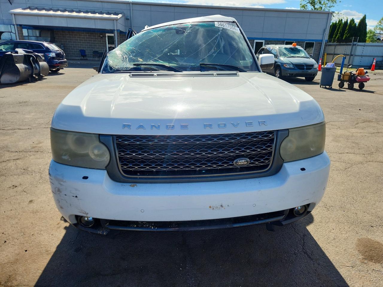 2011 Land Rover Range Rover Hse White vin: SALME1D41BA339636