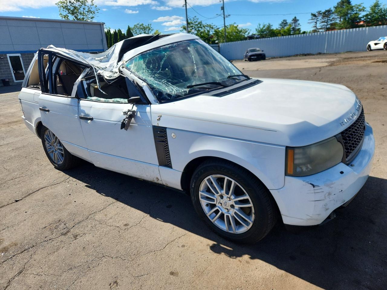 2011 Land Rover Range Rover Hse White vin: SALME1D41BA339636