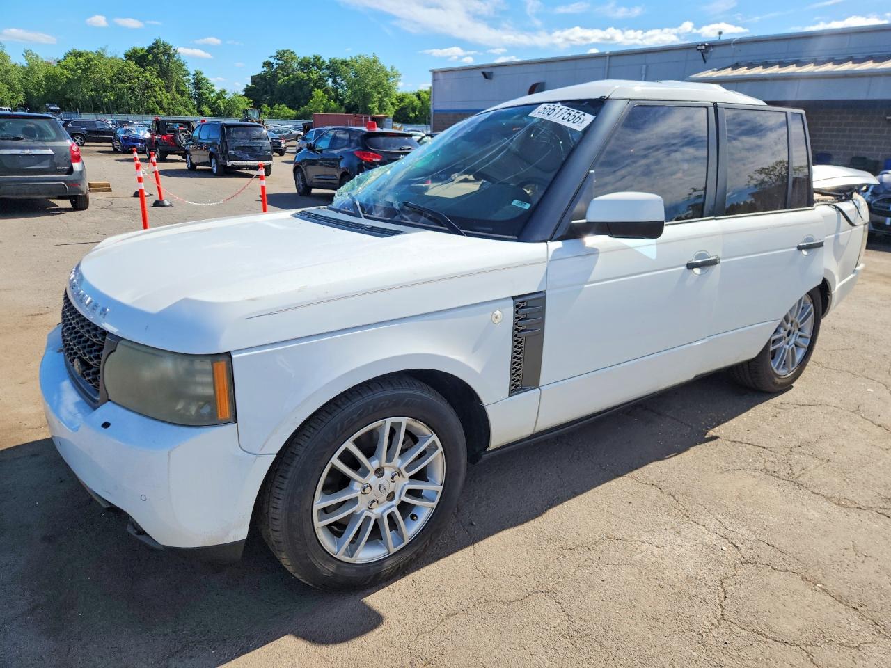 2011 Land Rover Range Rover Hse White vin: SALME1D41BA339636