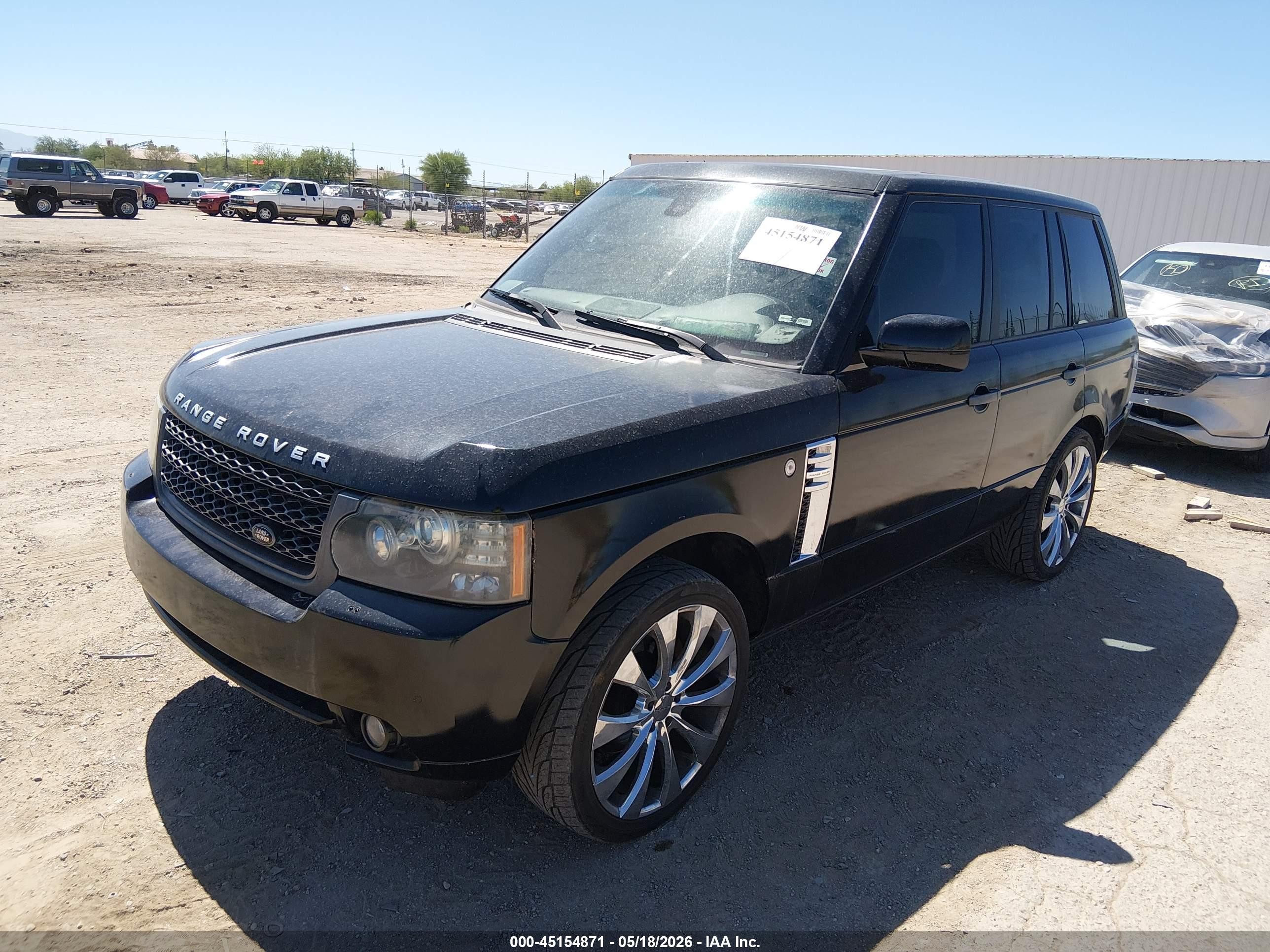 2011 Land Rover Range Rover Hse Black vin: SALME1D41BA341550