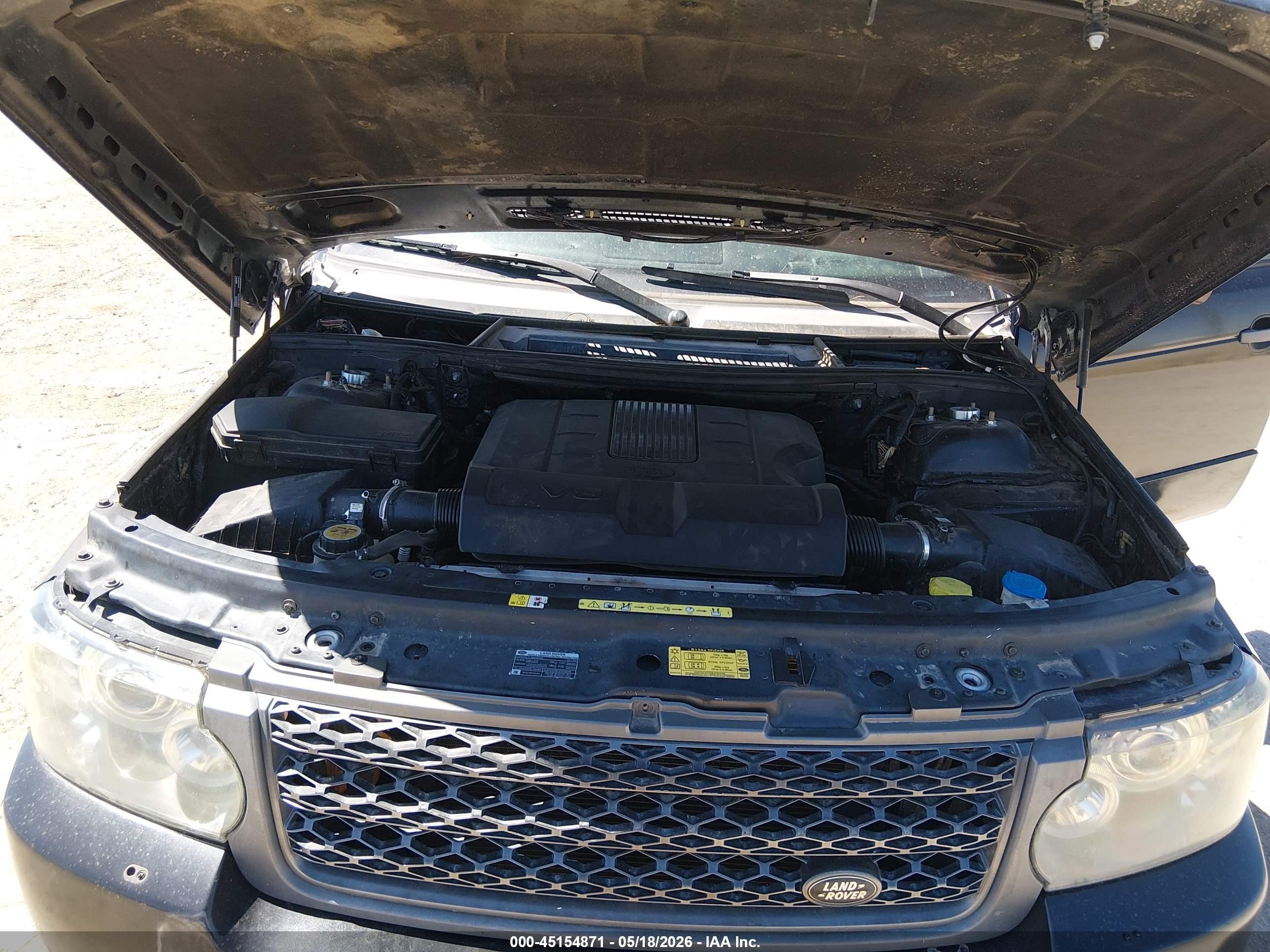 2011 Land Rover Range Rover Hse Black vin: SALME1D41BA341550