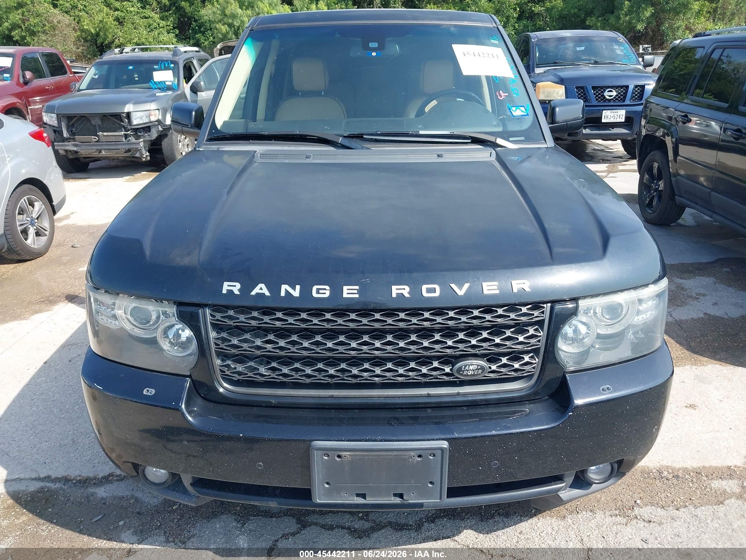 2012 Land Rover Range Rover Hse Black vin: SALME1D41CA360696