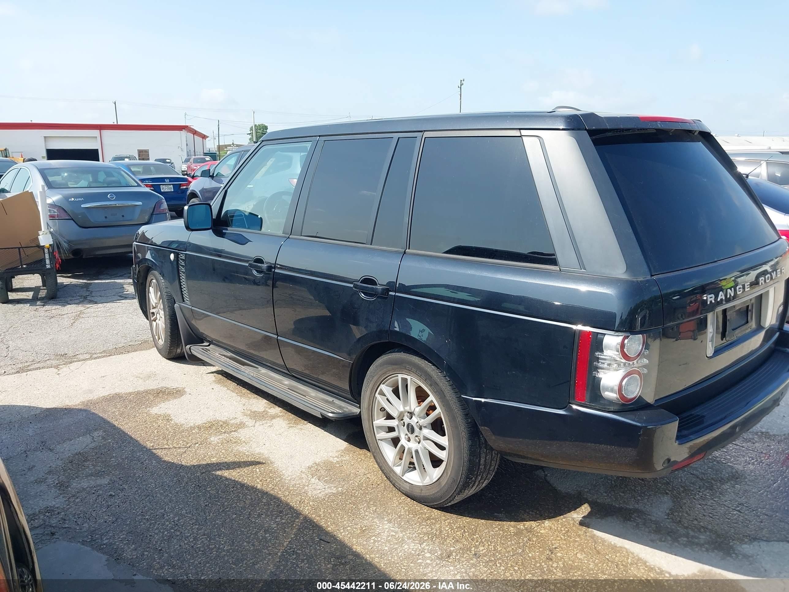 2012 Land Rover Range Rover Hse Black vin: SALME1D41CA360696