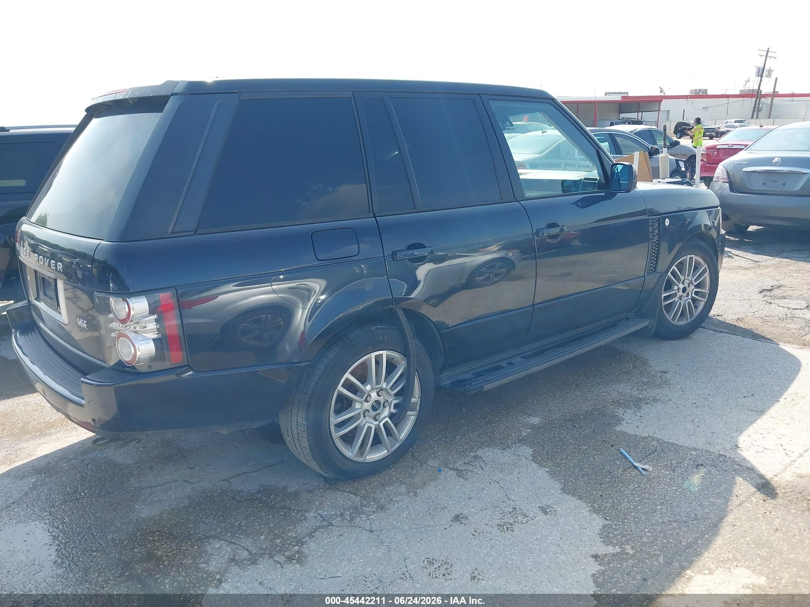 2012 Land Rover Range Rover Hse Black vin: SALME1D41CA360696