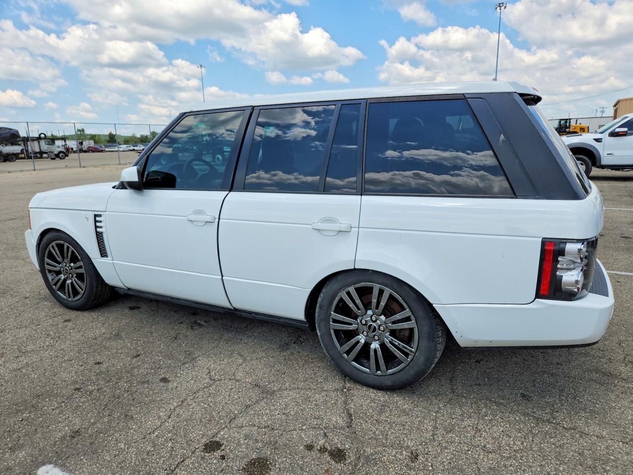 2012 Land Rover Range Rover Hse White vin: SALME1D41CA365476