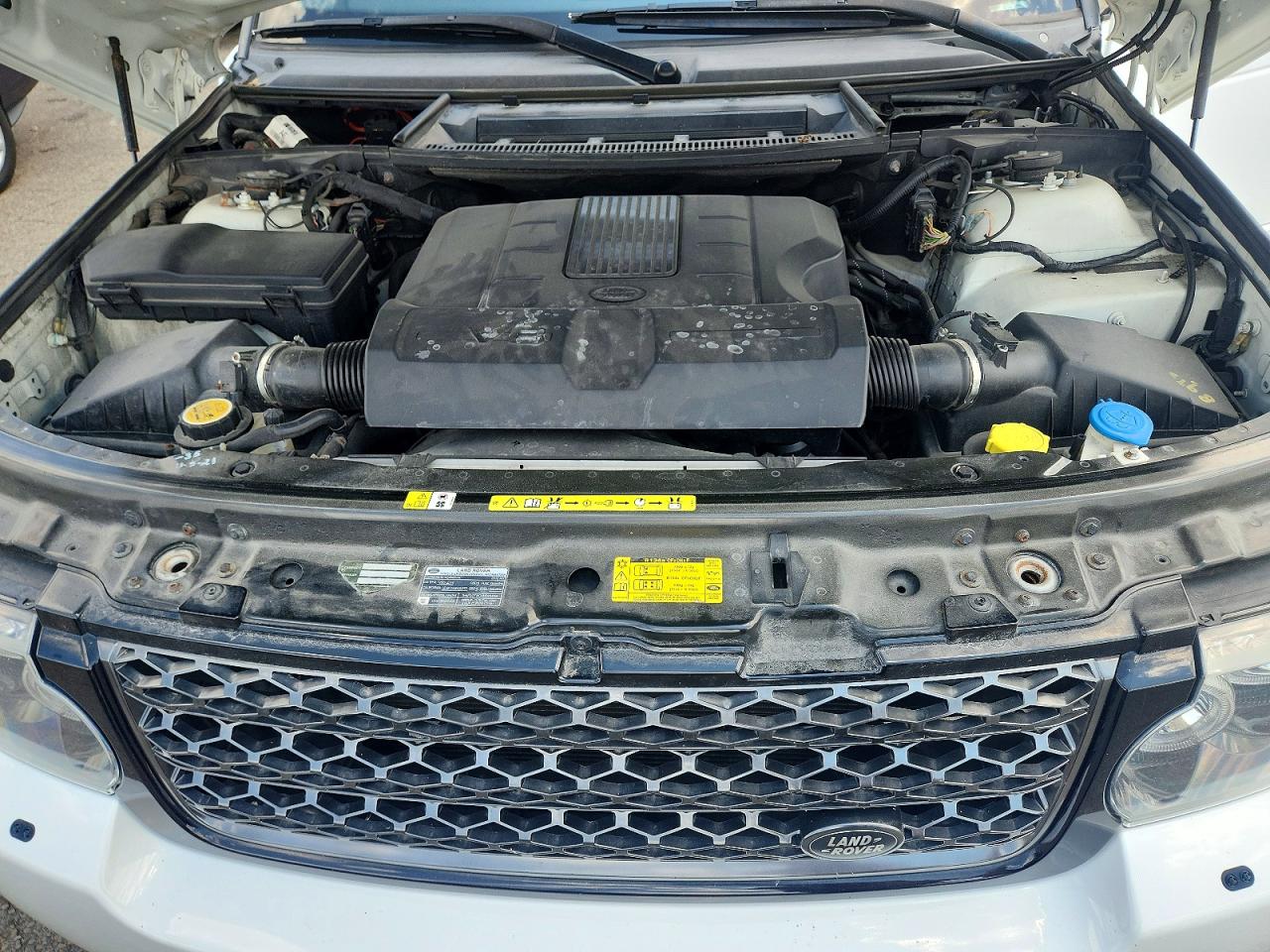 2012 Land Rover Range Rover Hse White vin: SALME1D41CA365476