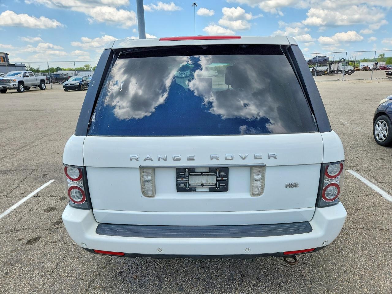 2012 Land Rover Range Rover Hse White vin: SALME1D41CA365476