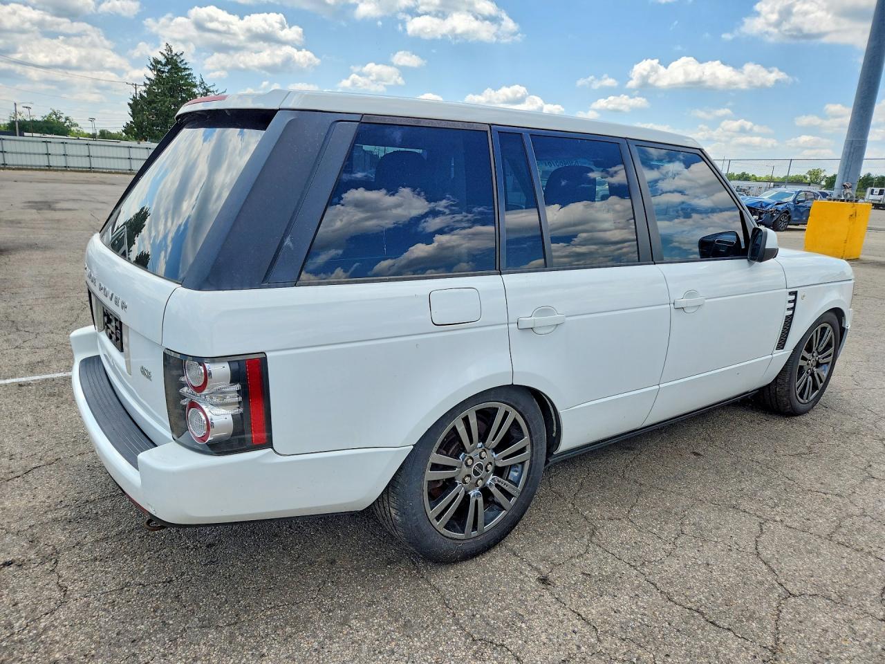 2012 Land Rover Range Rover Hse White vin: SALME1D41CA365476