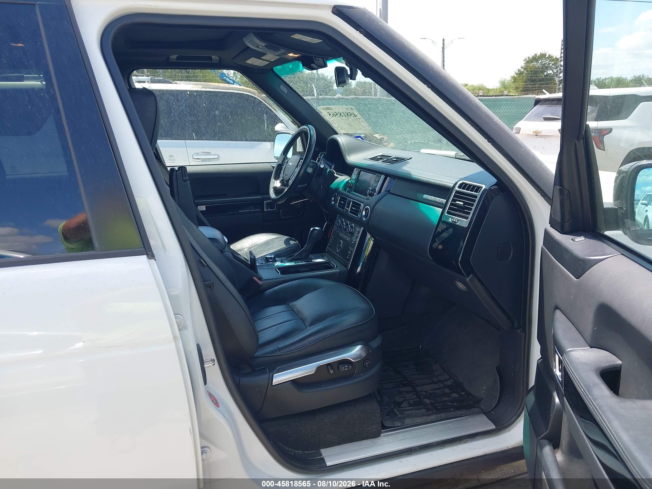 2012 Land Rover Range Rover Hse White vin: SALME1D41CA371276