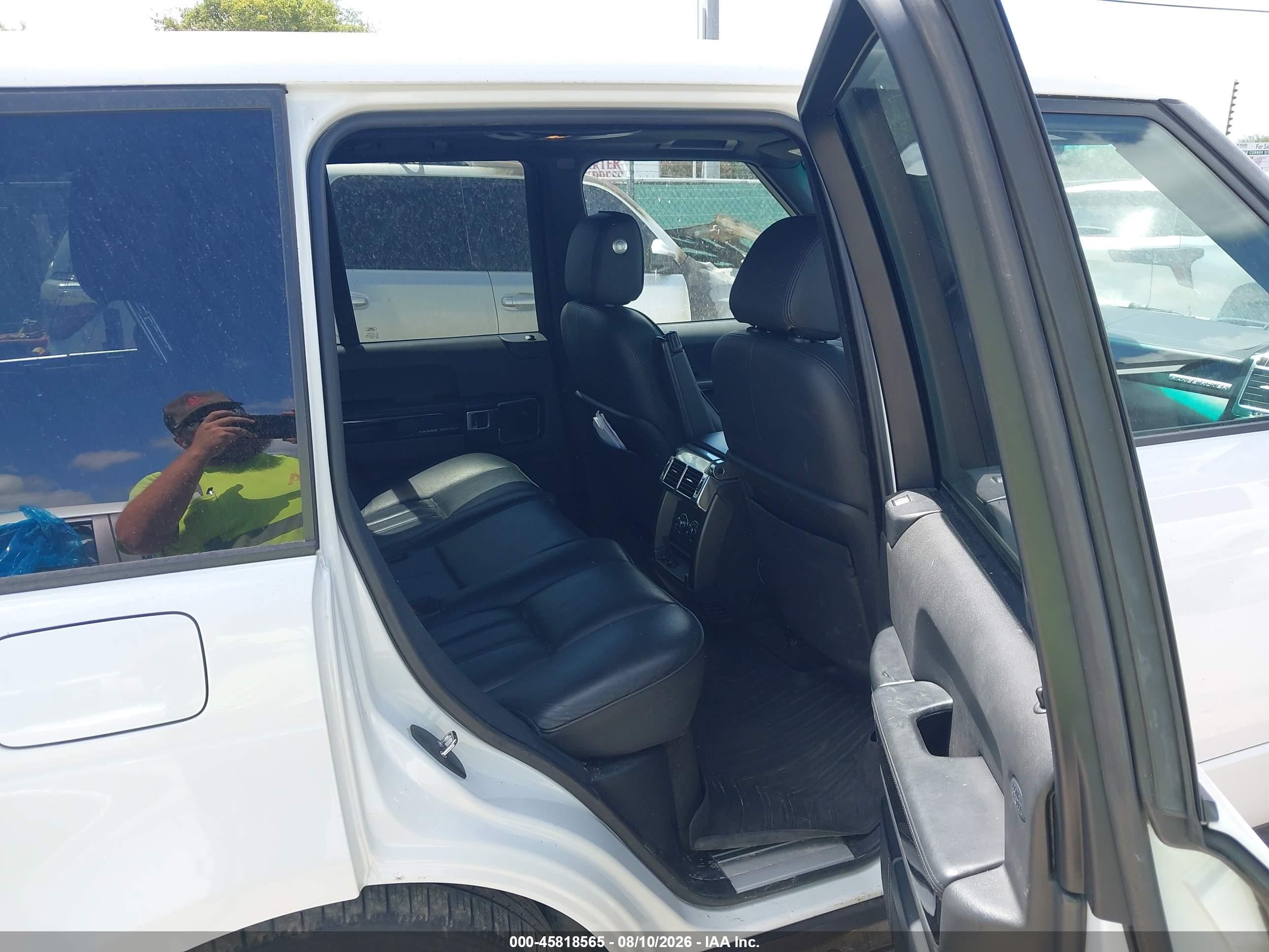 2012 Land Rover Range Rover Hse White vin: SALME1D41CA371276