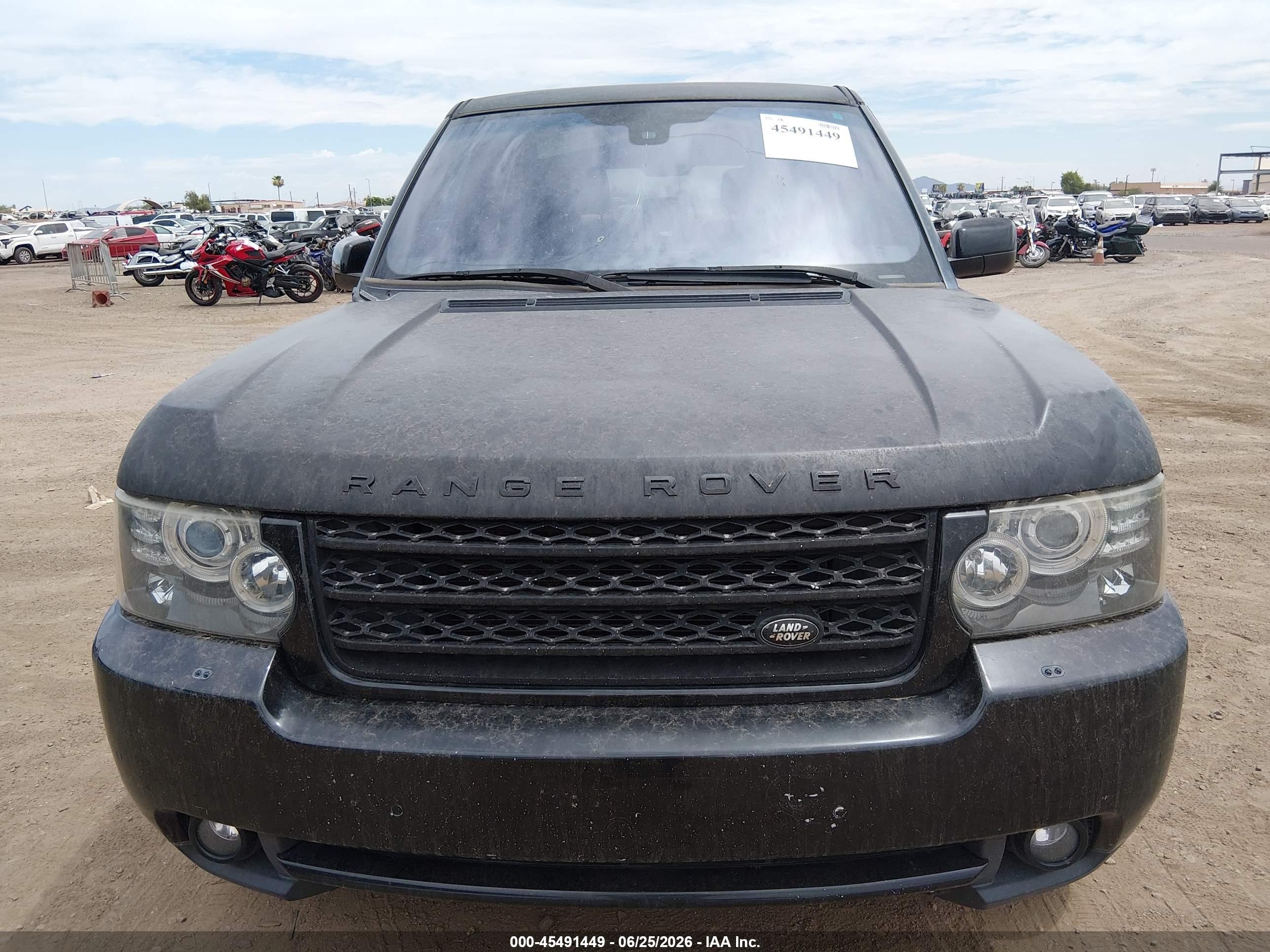 2011 Land Rover Range Rover Hse Black vin: SALME1D42BA338348