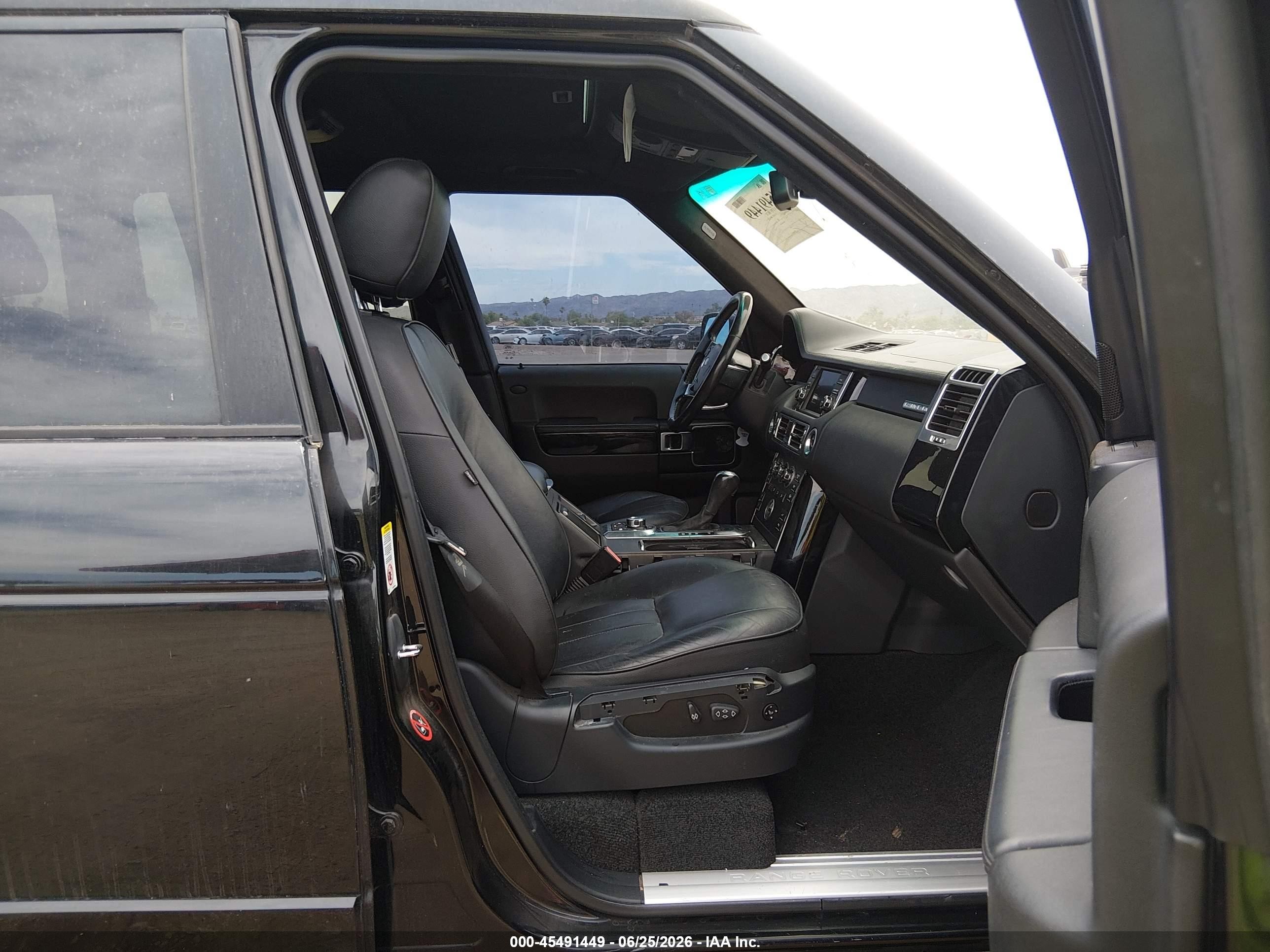 2011 Land Rover Range Rover Hse Black vin: SALME1D42BA338348