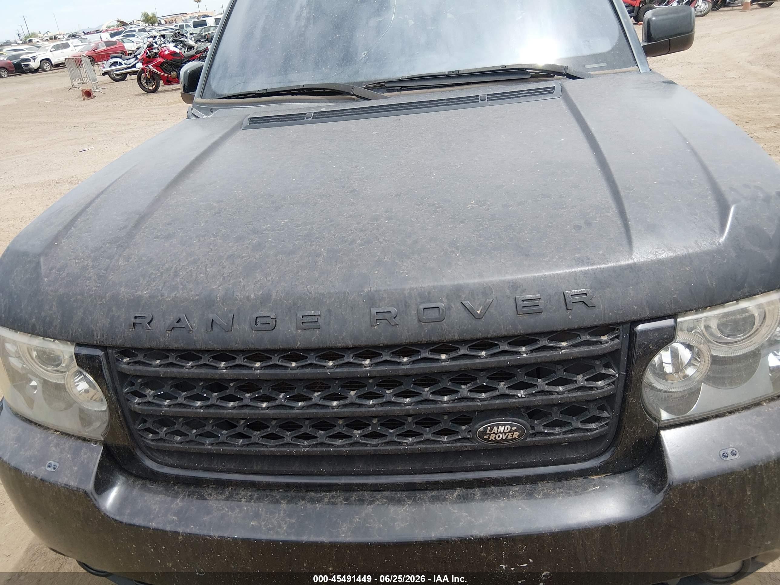 2011 Land Rover Range Rover Hse Black vin: SALME1D42BA338348