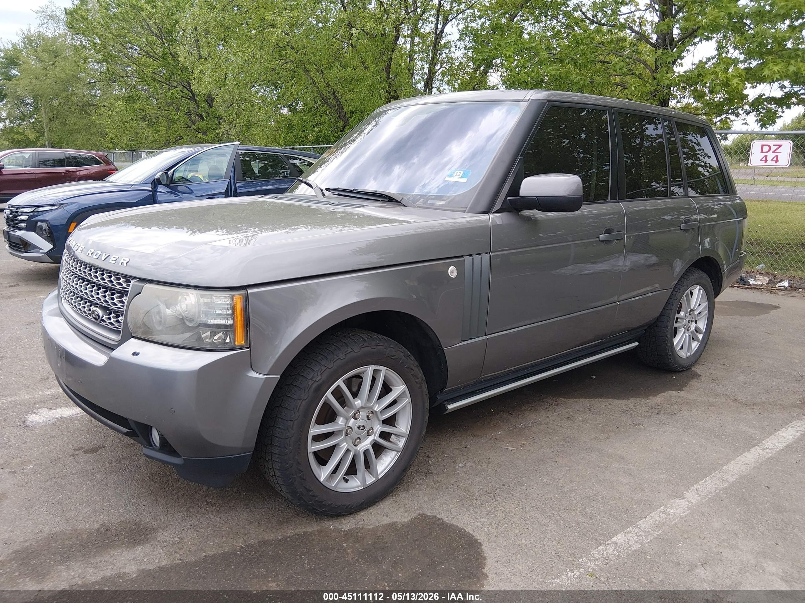 2010 Land Rover Range Rover Hse Gray vin: SALME1D43AA311691